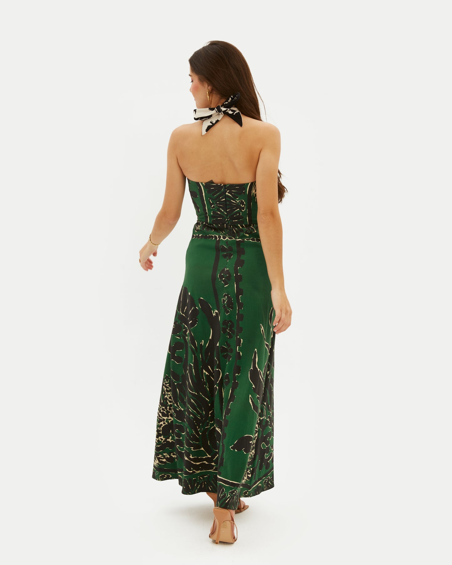 IQ Collection - vestido Midi Monty pre-loved - Lend the Label