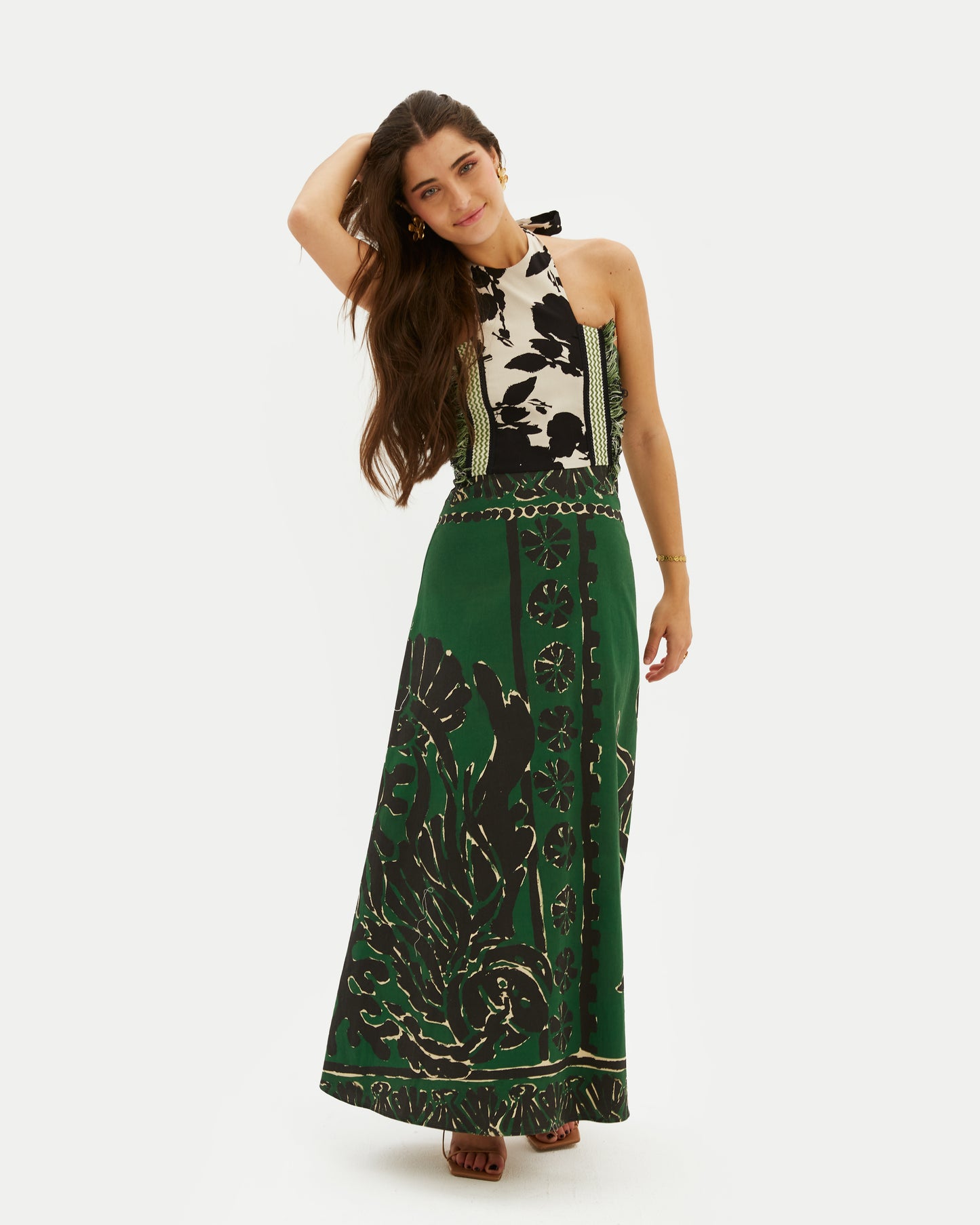 IQ Collection - vestido Midi Monty pre-loved - Lend the Label