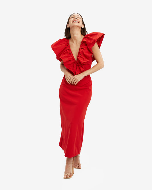 Dew & Corch - Vestido Maxi Volai pre-loved - Lend the Label