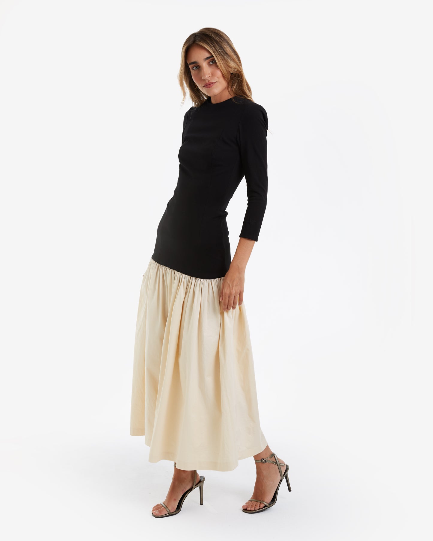 Coosy-Vestido Midi Dual