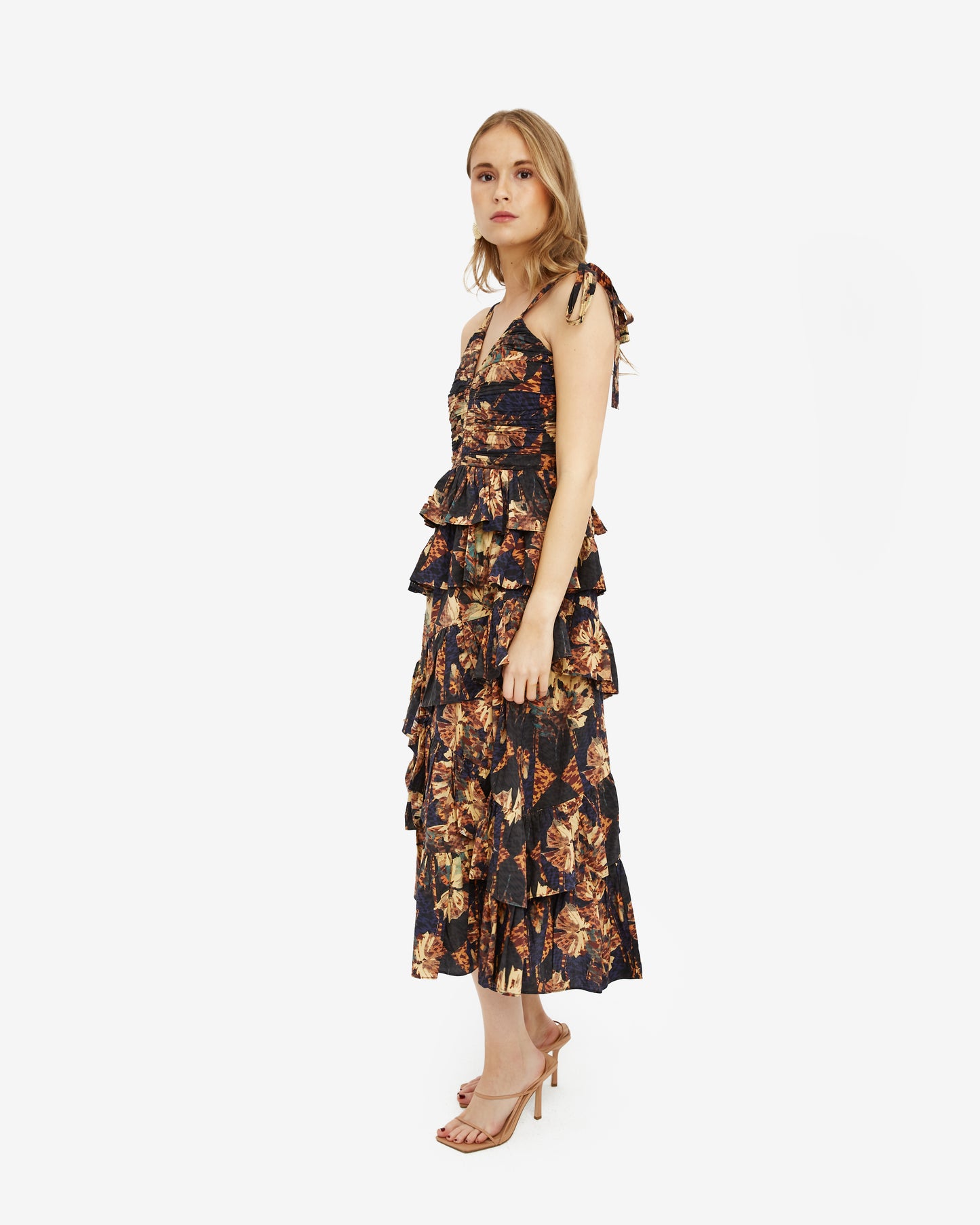 Ulla Johnson-Vestido Midi Negroni pre-loved - Lend the Label