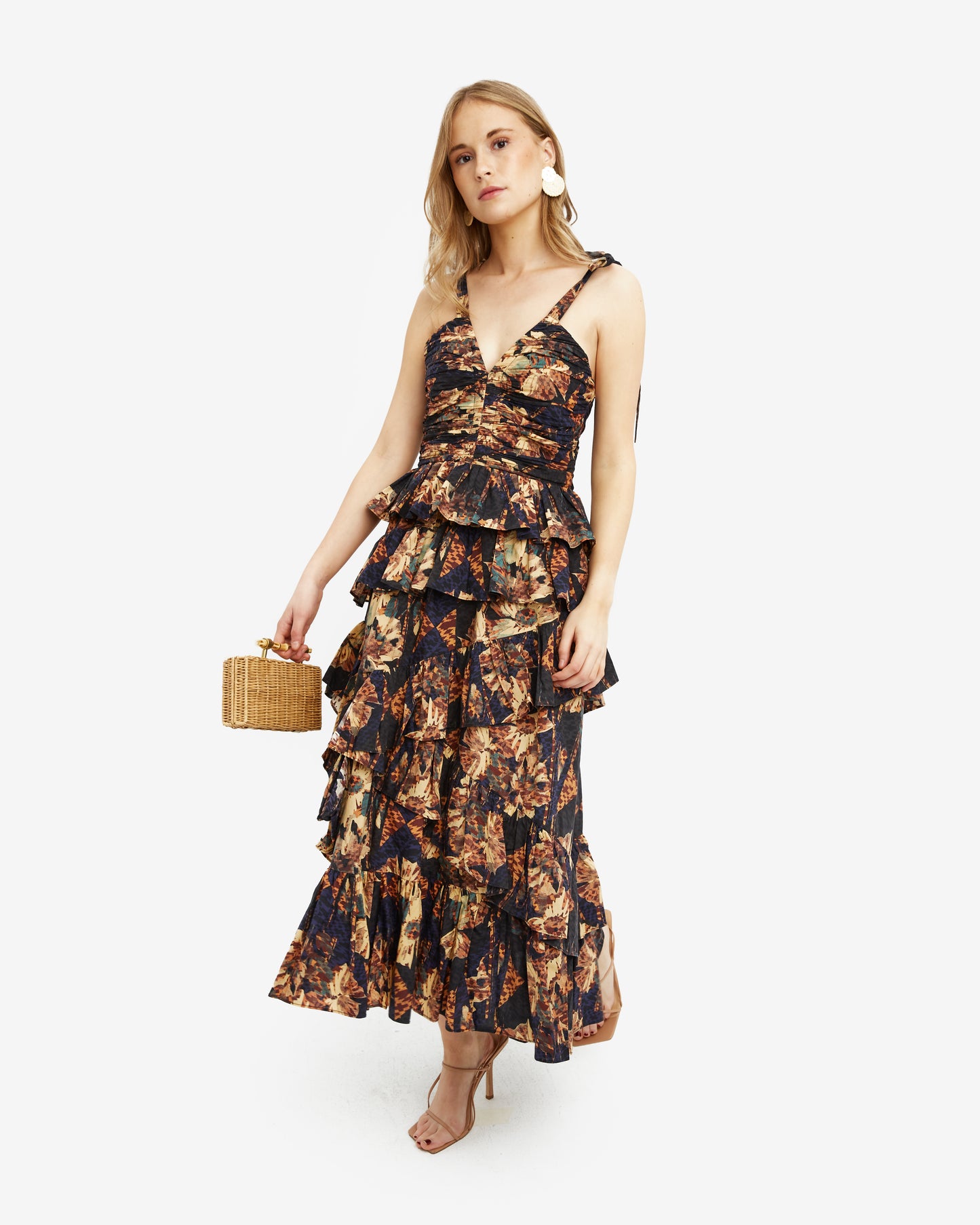 Ulla Johnson-Vestido Midi Negroni pre-loved - Lend the Label
