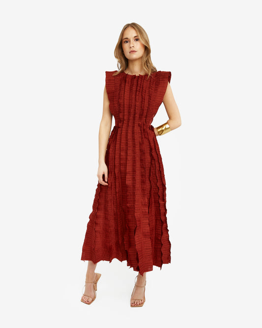 Aje - Vestido Midi Anez - Lend the Label