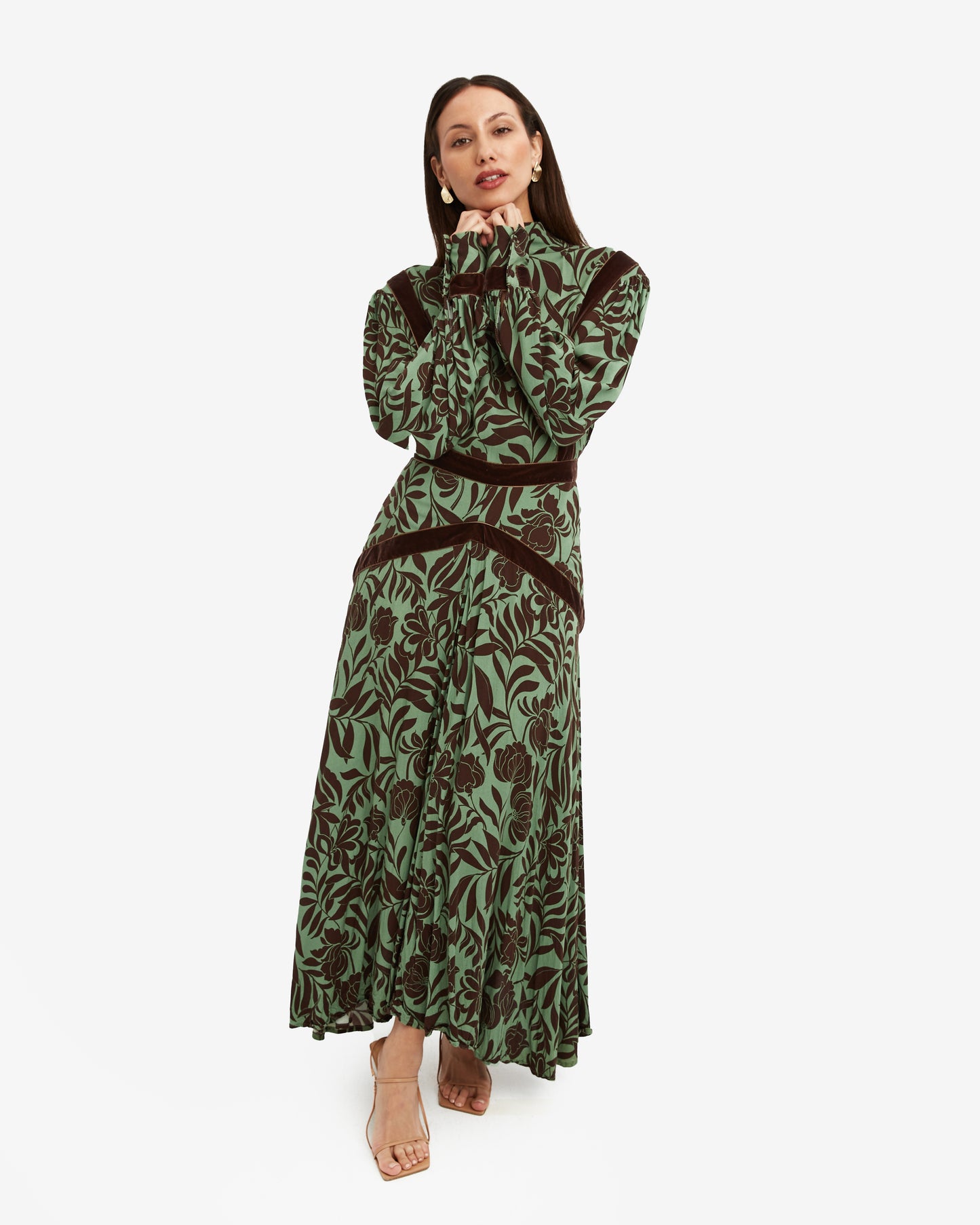 IQ Collection - Vestido Maxi Bocai pre-loved - Lend the Label