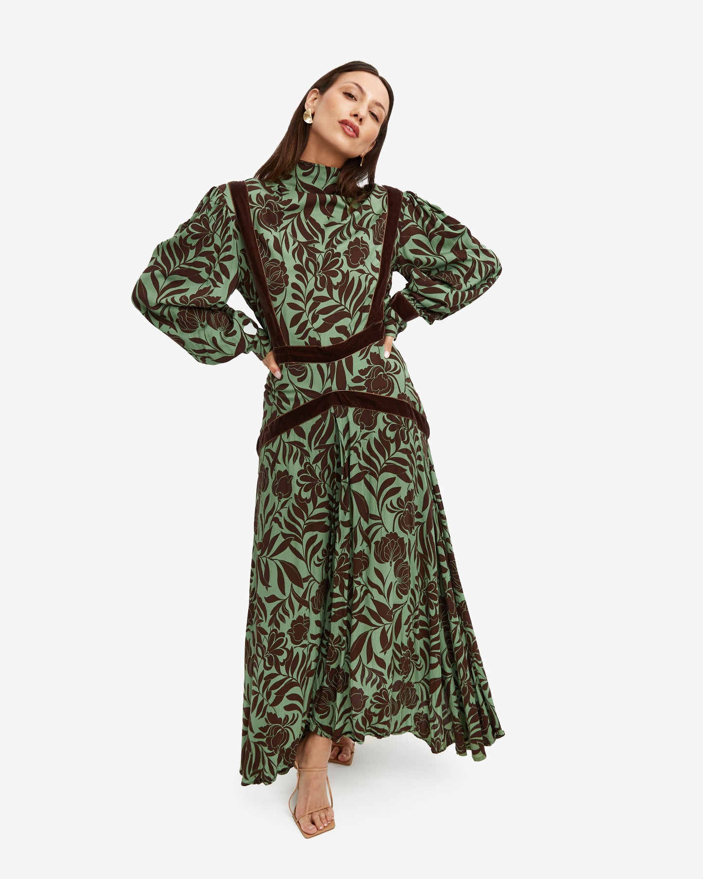 IQ Collection - Vestido Maxi Bocai pre-loved - Lend the Label