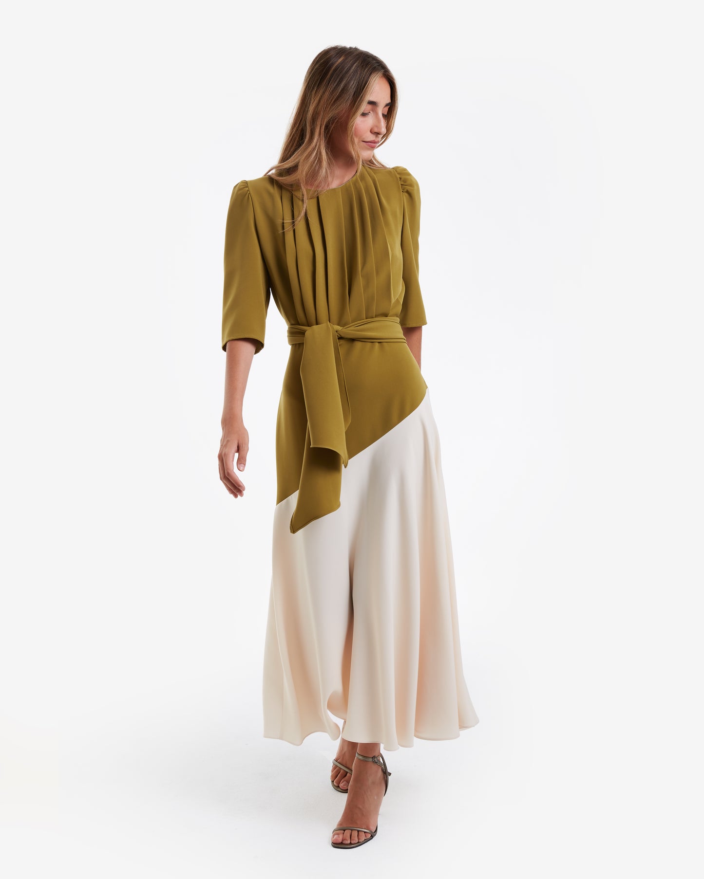 Coosy-Vestido Midi Oil