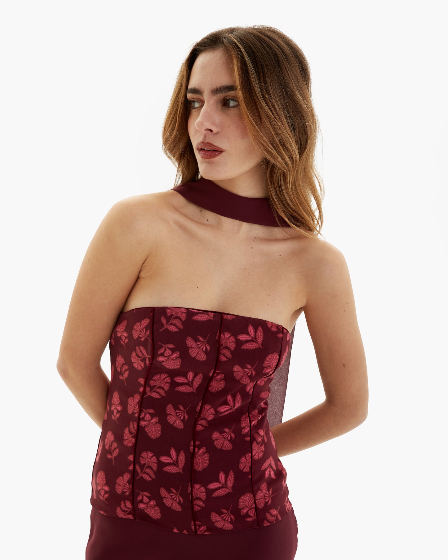 Lady Pipa - Vestido Midi Traviata pre-loved - Lend the Label