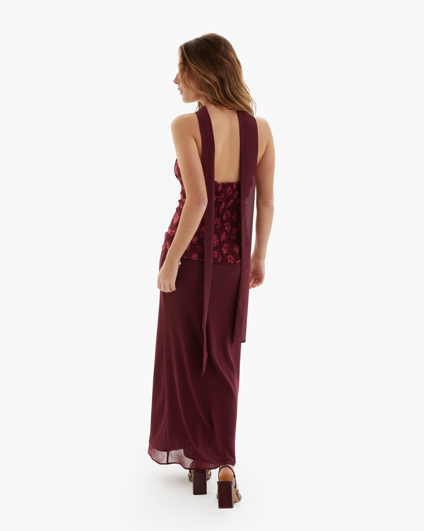 Lady Pipa - Vestido Midi Traviata pre-loved - Lend the Label