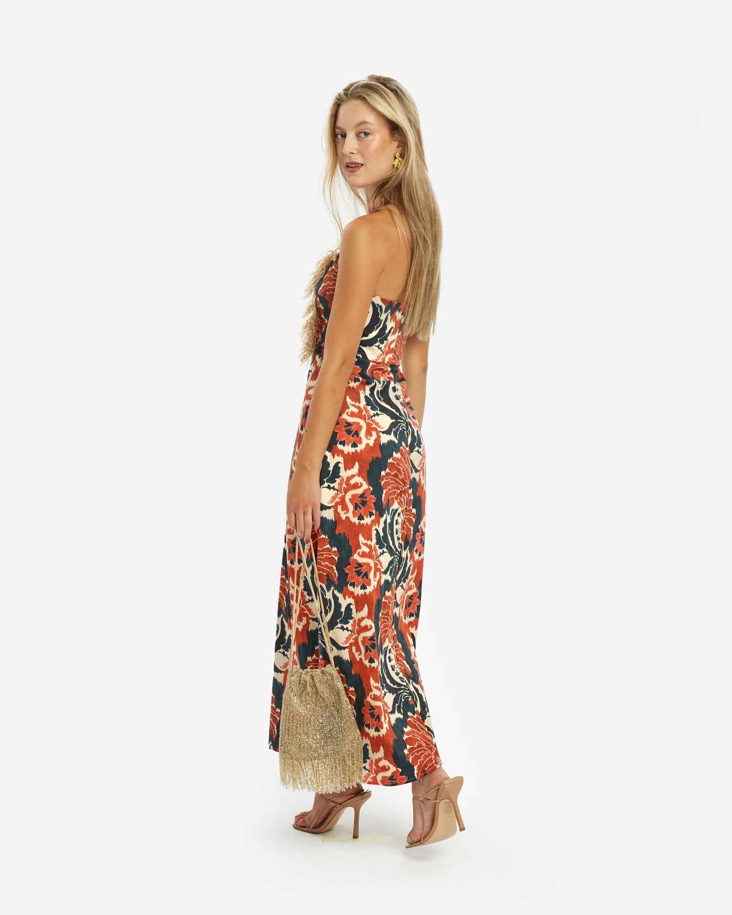 IQ Collection - vestido Midi Berri pre-loved - Lend the Label