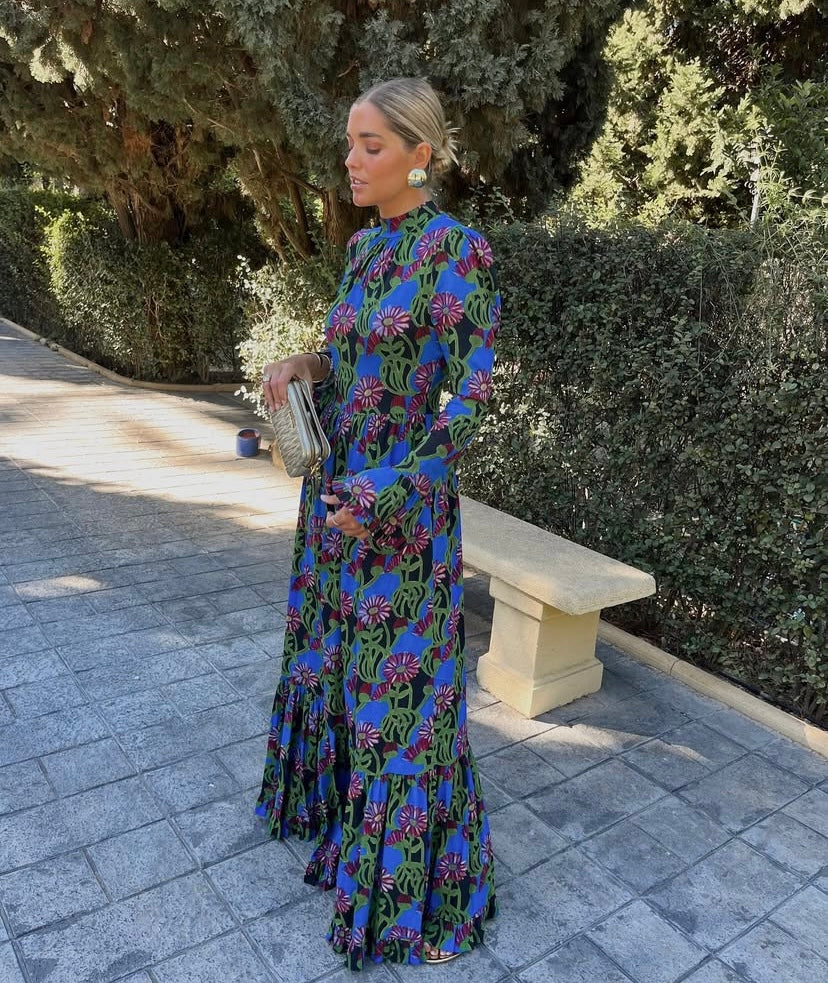 Double J- Vestido Maxi Hoatzin