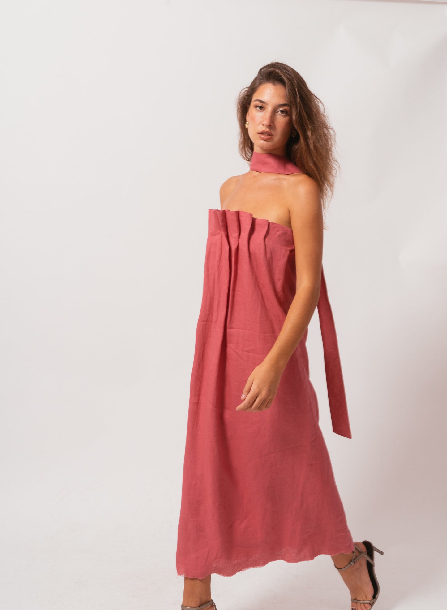 Non Signé - Vestido Midi Glossy - Lend the Label