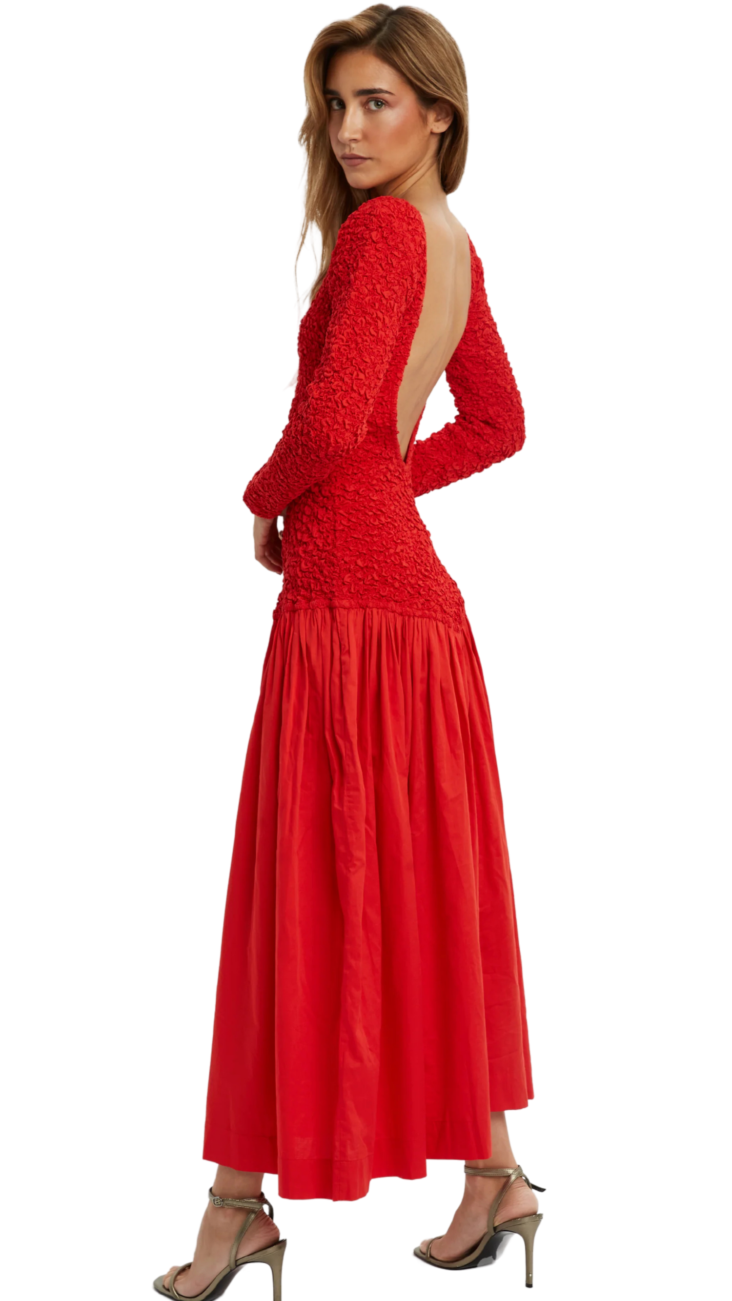 Mara Hoffman- Vestido Midi Heart