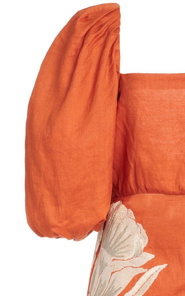 Johanna Ortiz - Vestido maxi Ochre Pre-loved