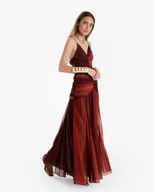 Mango- Vestido Maxi Toscana - Lend the Label