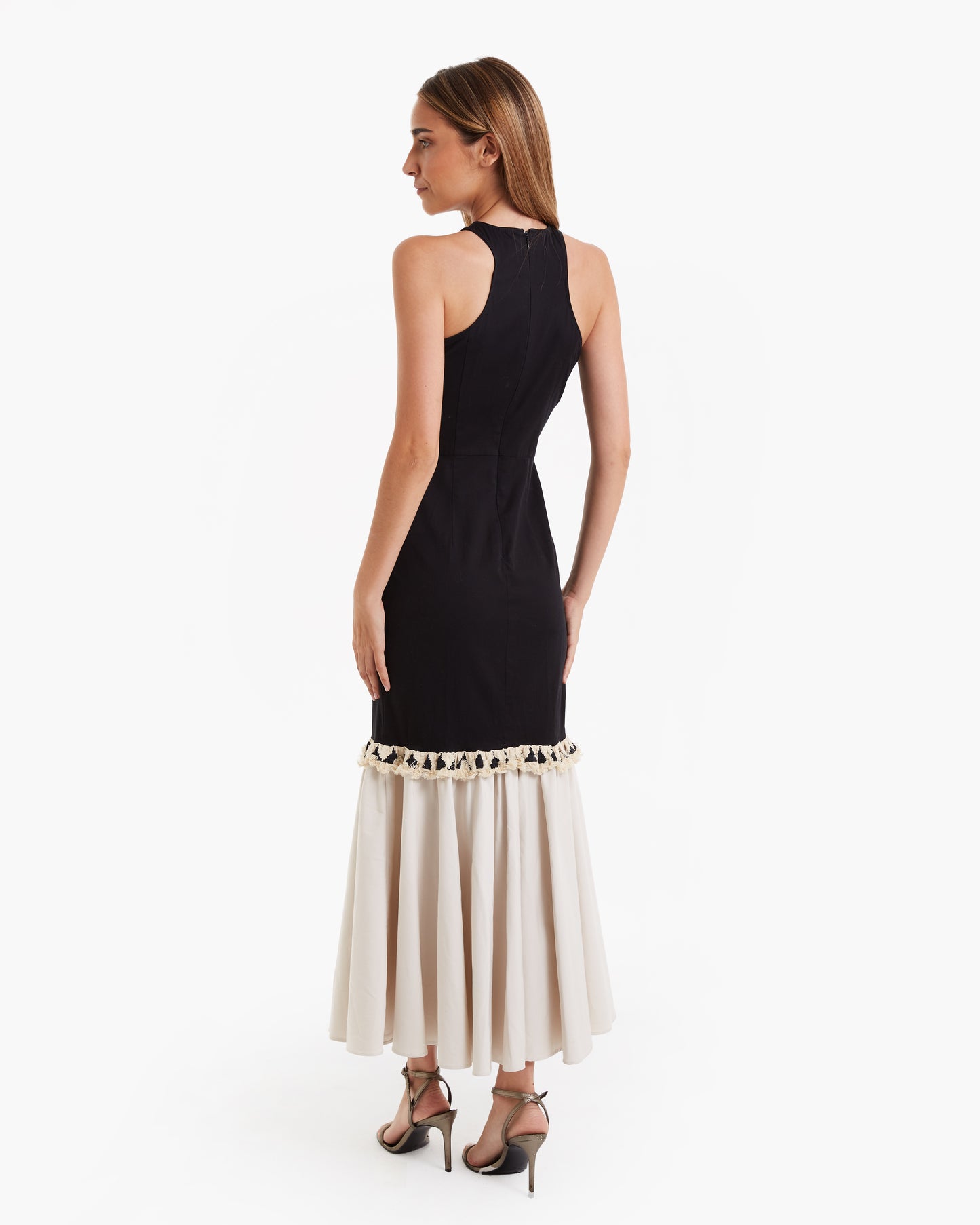 Iq collection-vestido midi Dueto