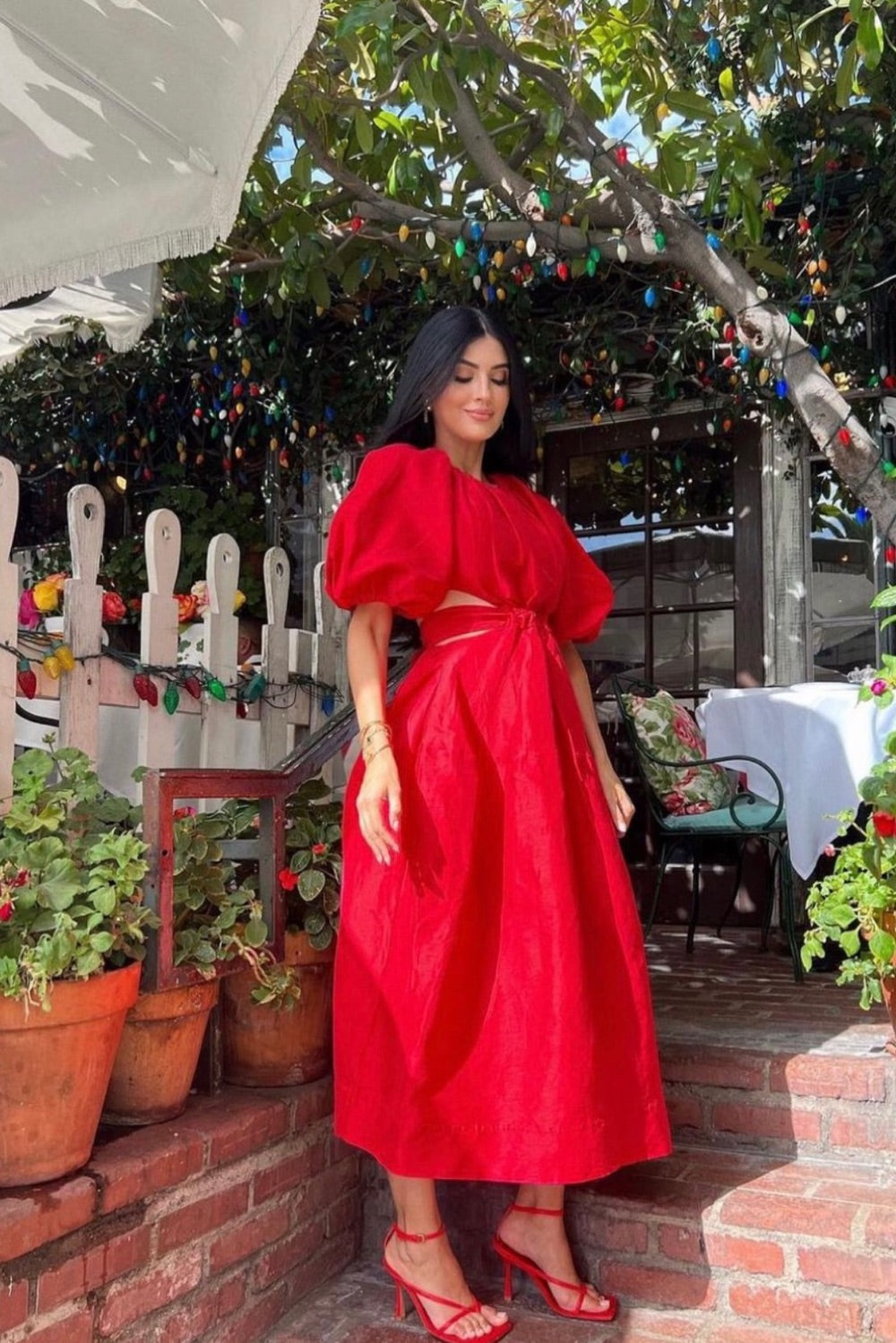 Aje- Vestido Midi Velvet Pre-loved