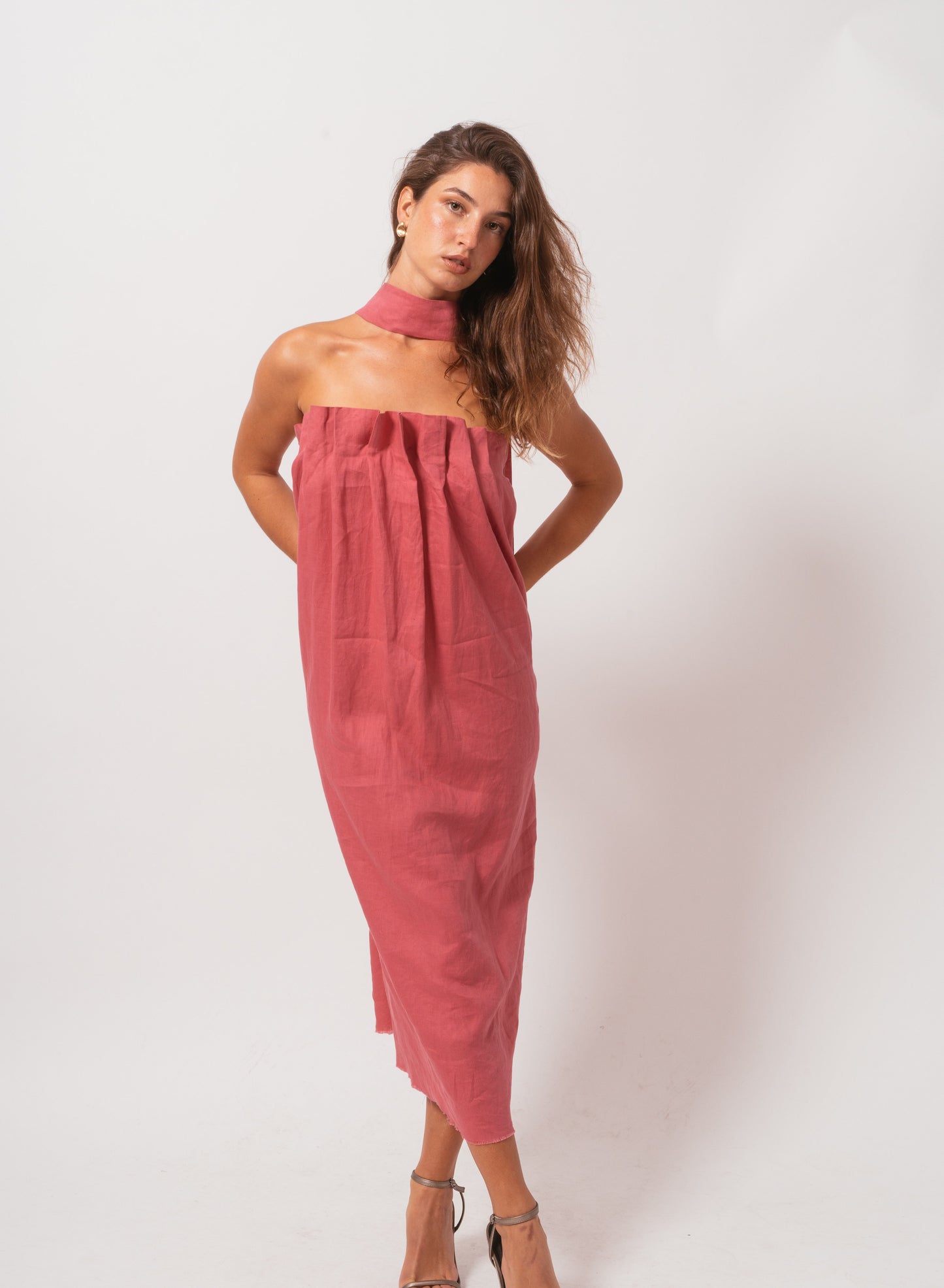 Non Signé - Vestido Midi Glossy - Lend the Label