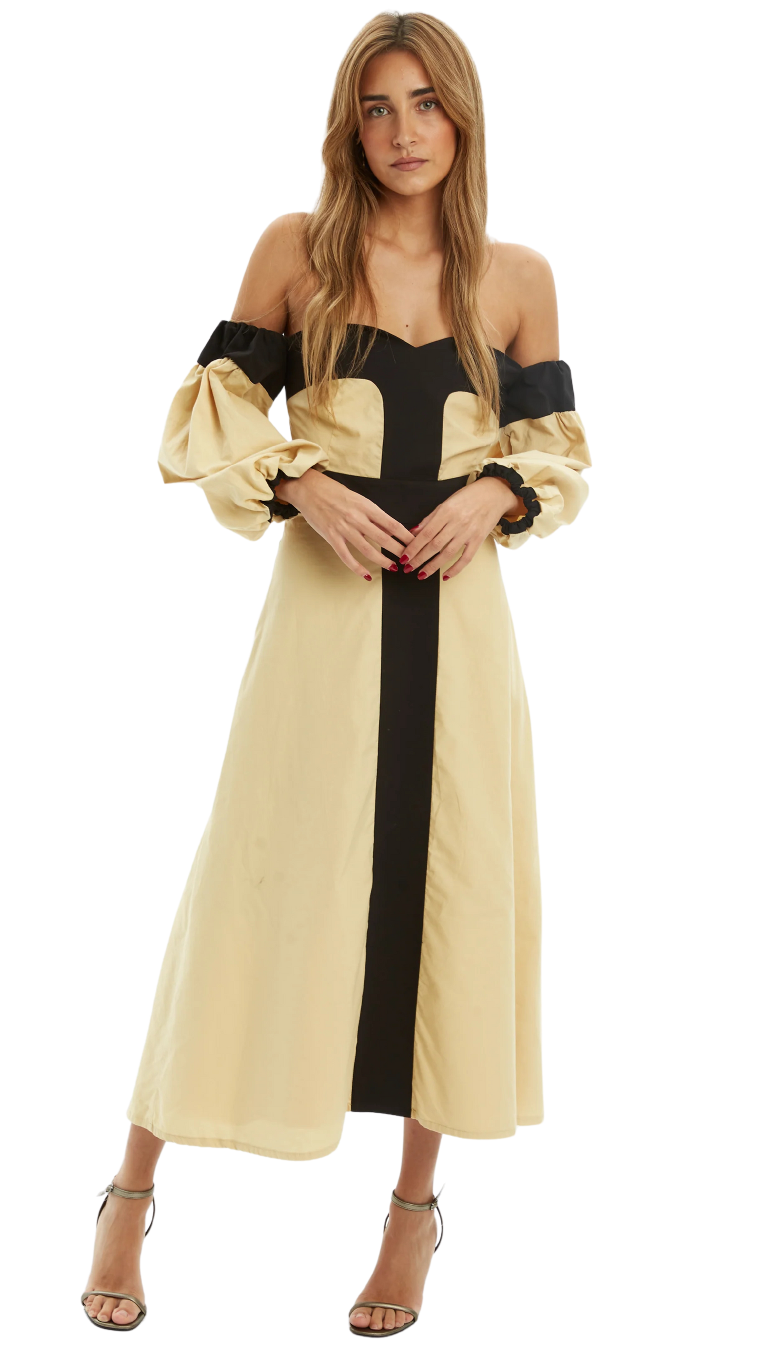 IQ Collection - Vestido Midi Isabelle Noire