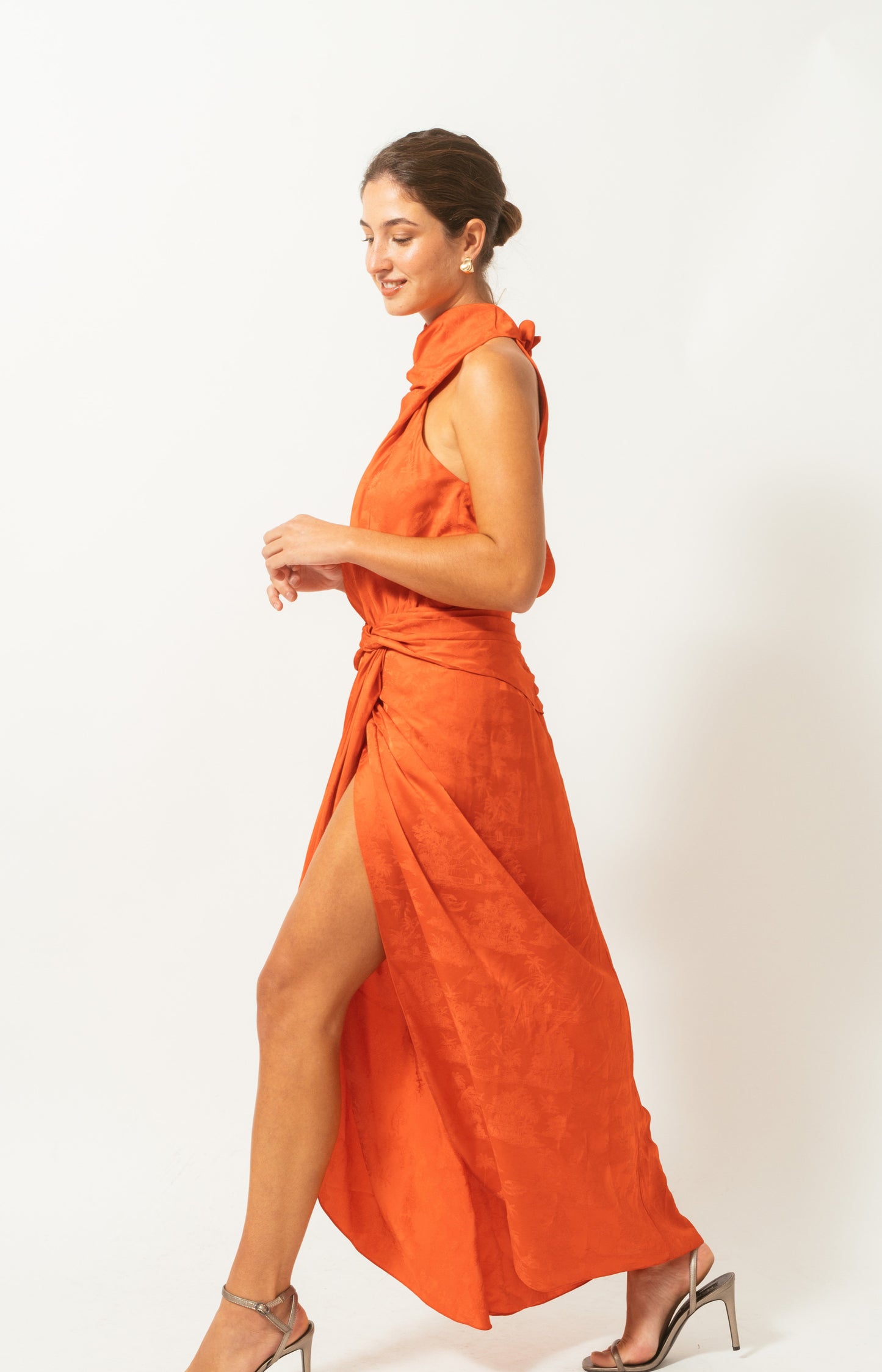 Johanna Ortiz - Vestido Midi Coraliu