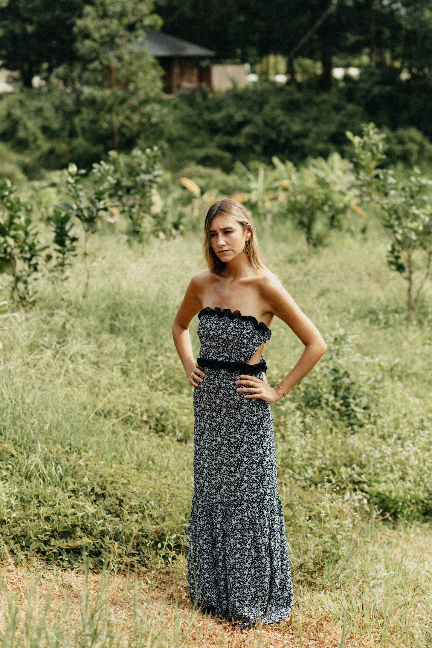 Bicolo-Vestido Maxi Romantic