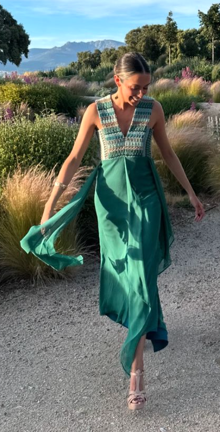 Baudesson - vestido Midi Redea - Lend the Label