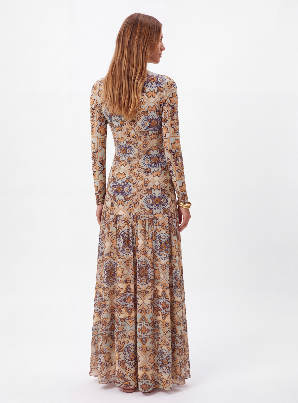 Farm Rio - Vestido Midi Doret pre-loved