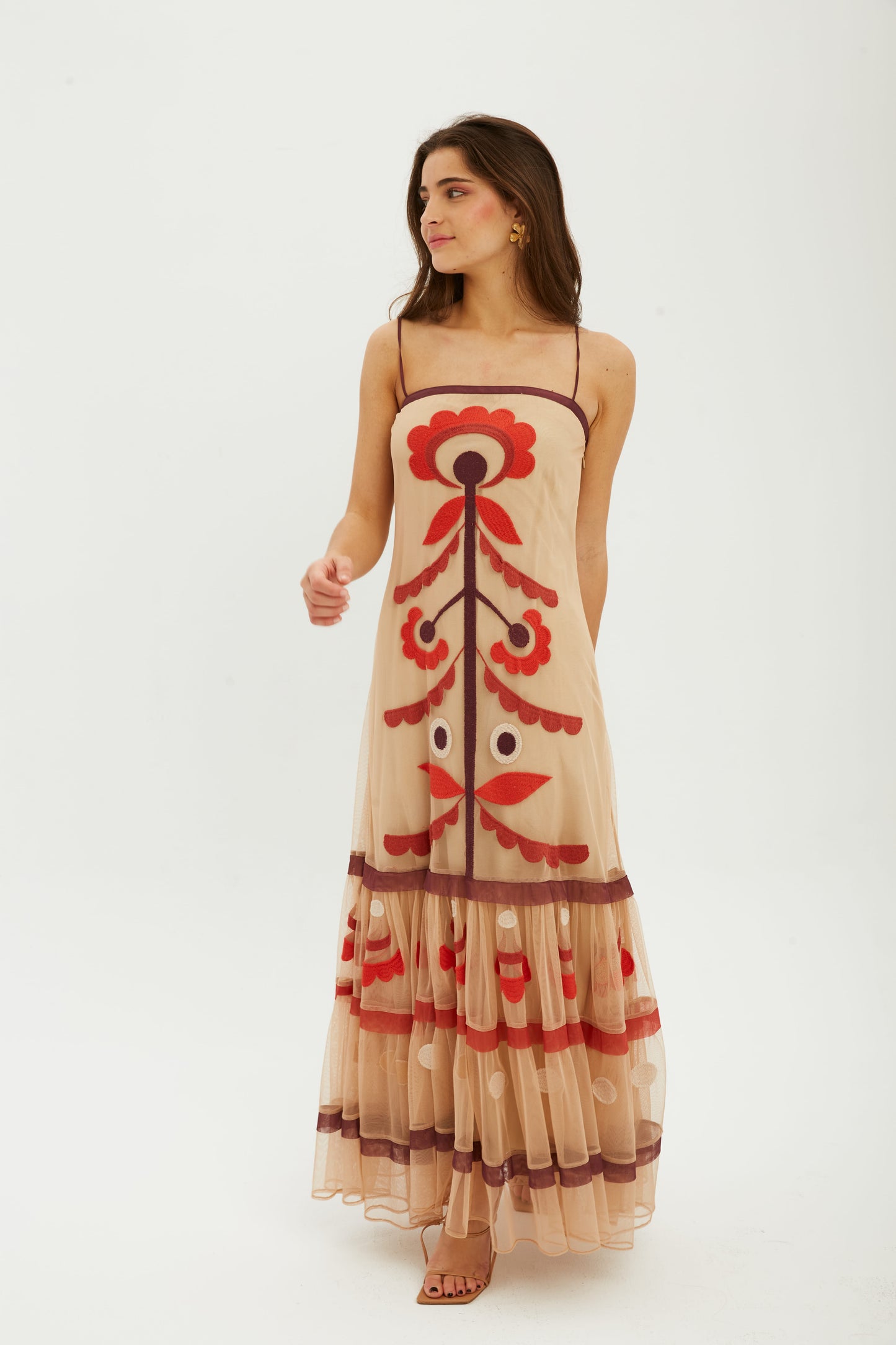 Is Coming- Vestido Maxi Eye Violet - Lend the Label