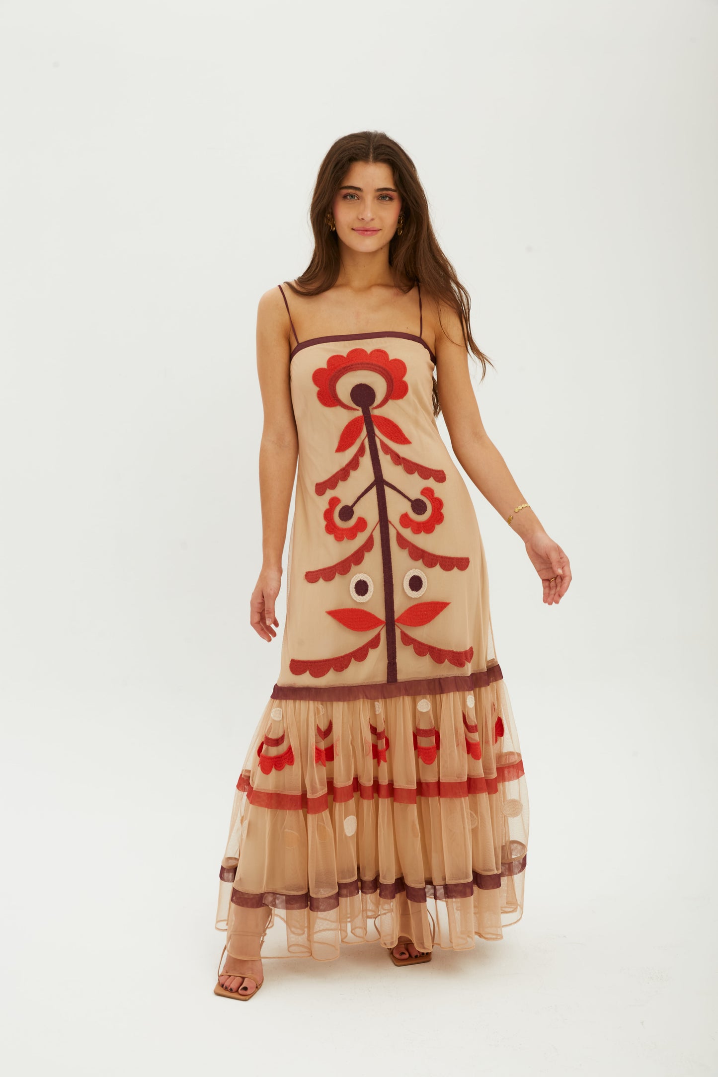 Is Coming- Vestido Maxi Eye Violet - Lend the Label