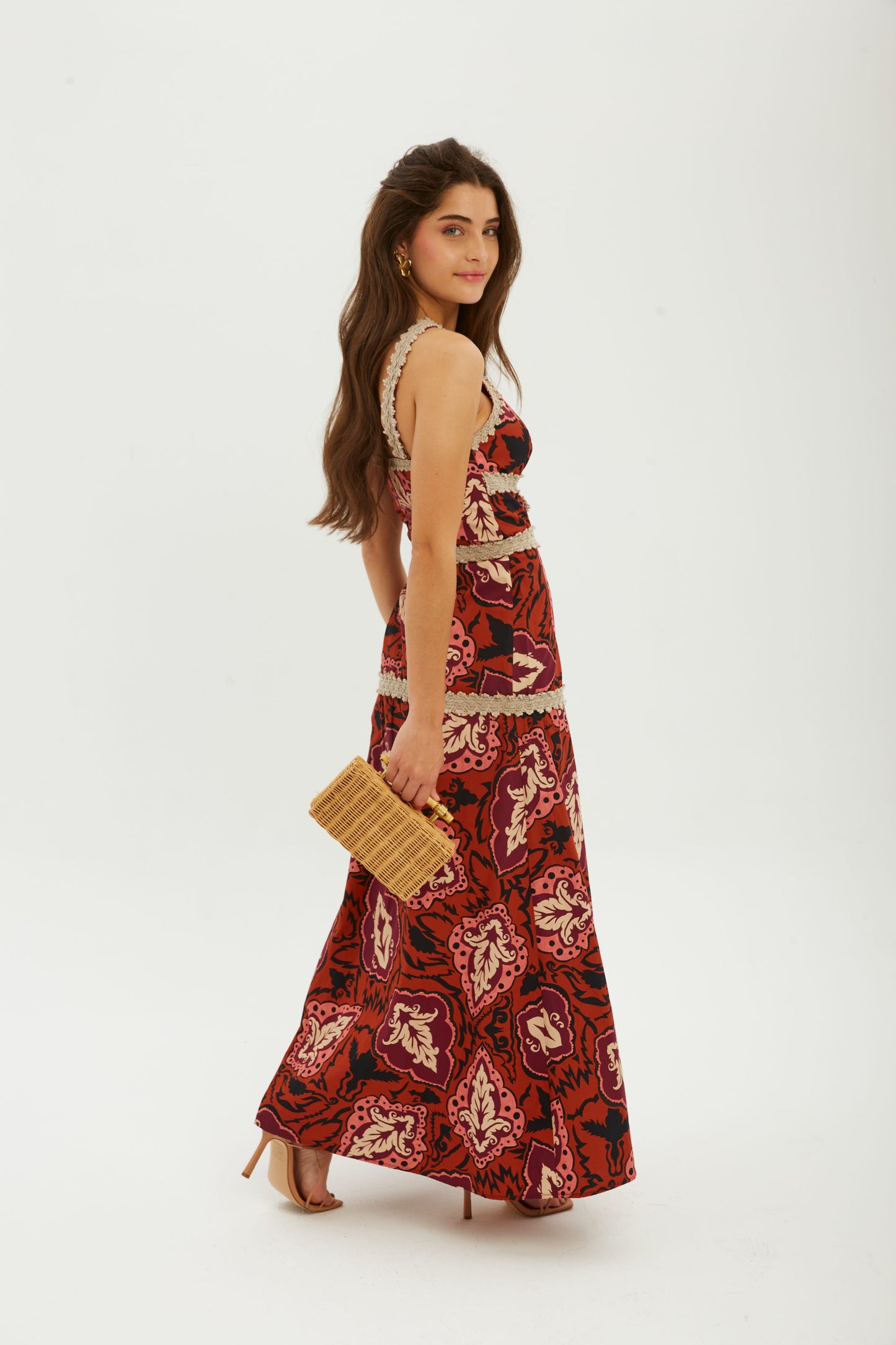 IQ collection - Vestido Midi Zigu pre-loved - Lend the Label