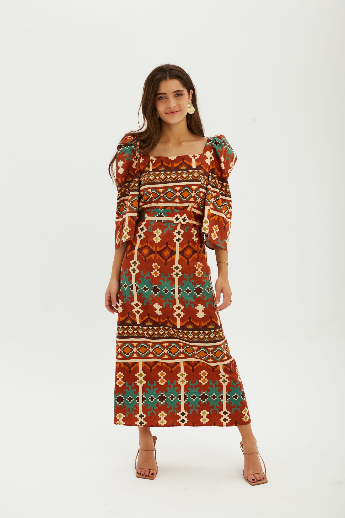 Seeiou - Vestido Midi Loxe - Lend the Label