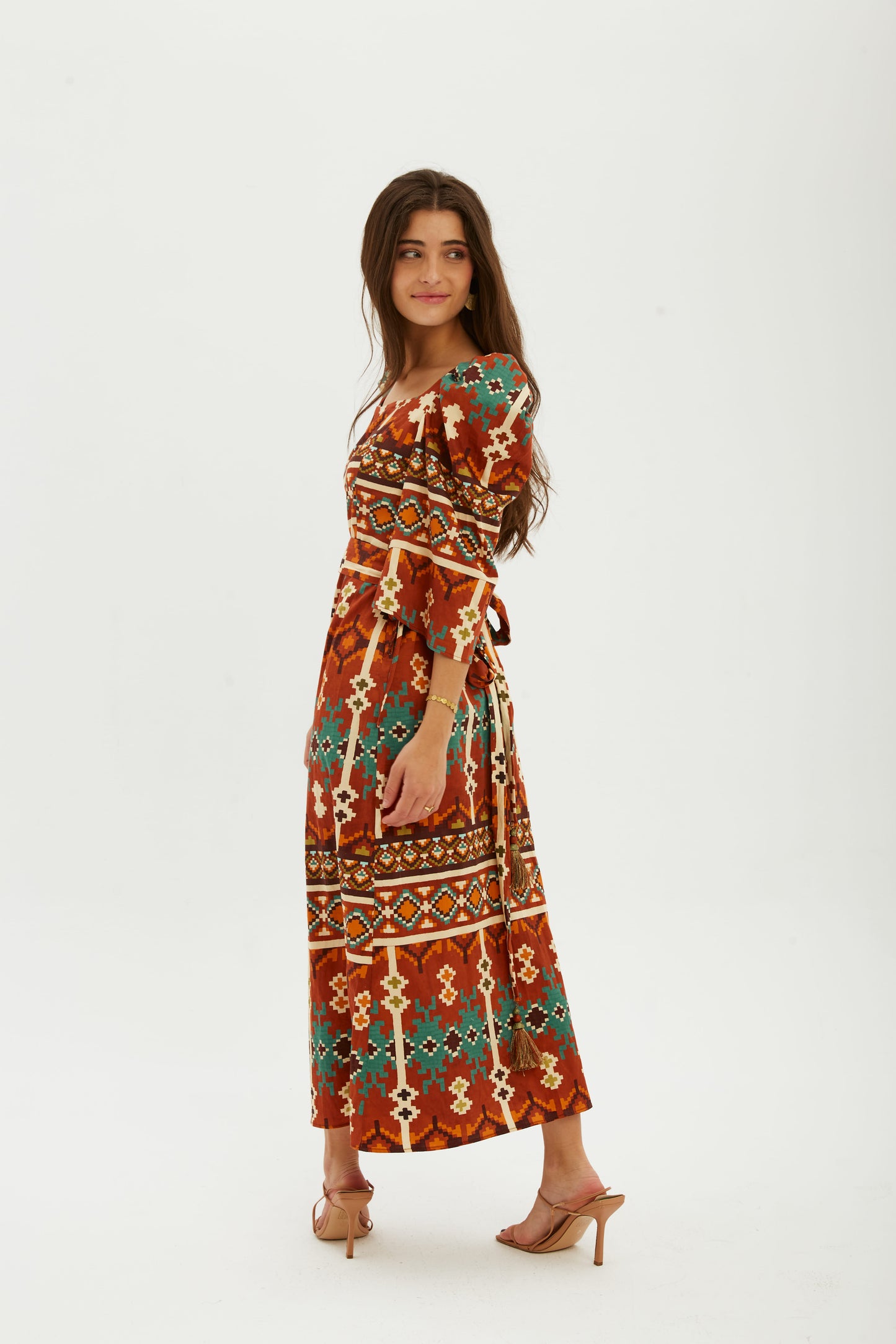 Seeiou - Vestido Midi Loxe - Lend the Label
