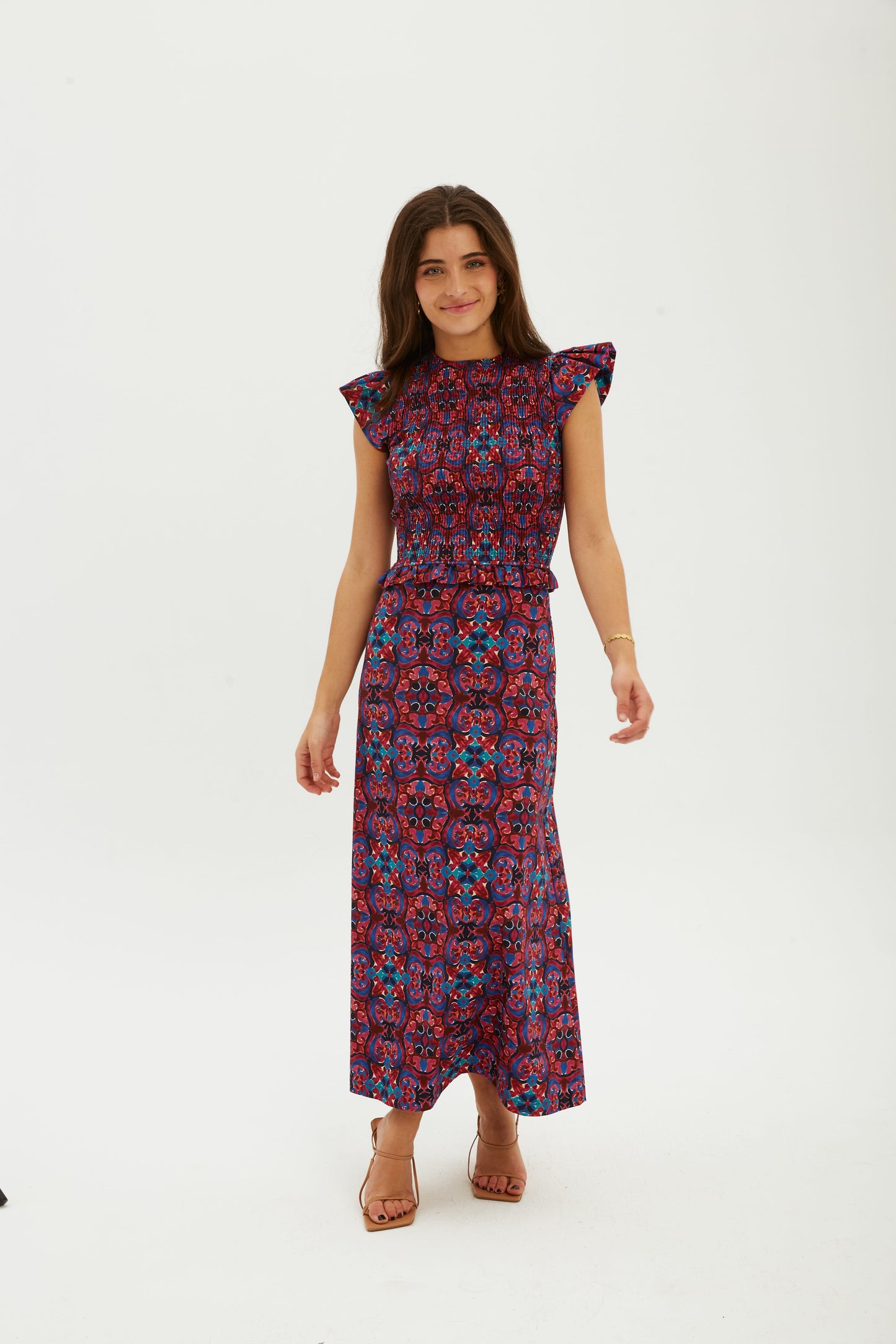 Pietra - Vestido Midi Rainbow pre-loved - Lend the Label