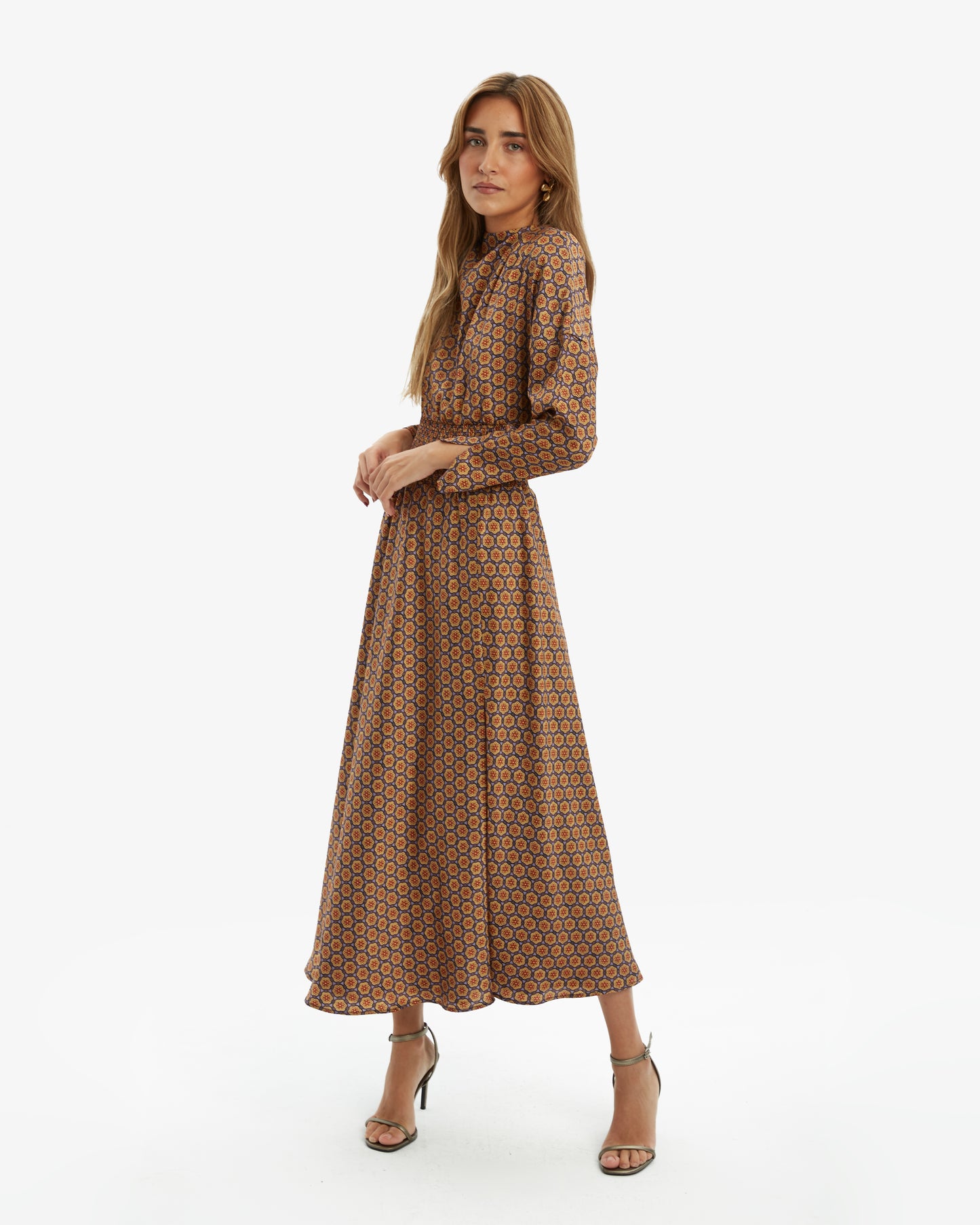 Himba Collection - Vestido Midi Retro pre-loved - Lend the Label