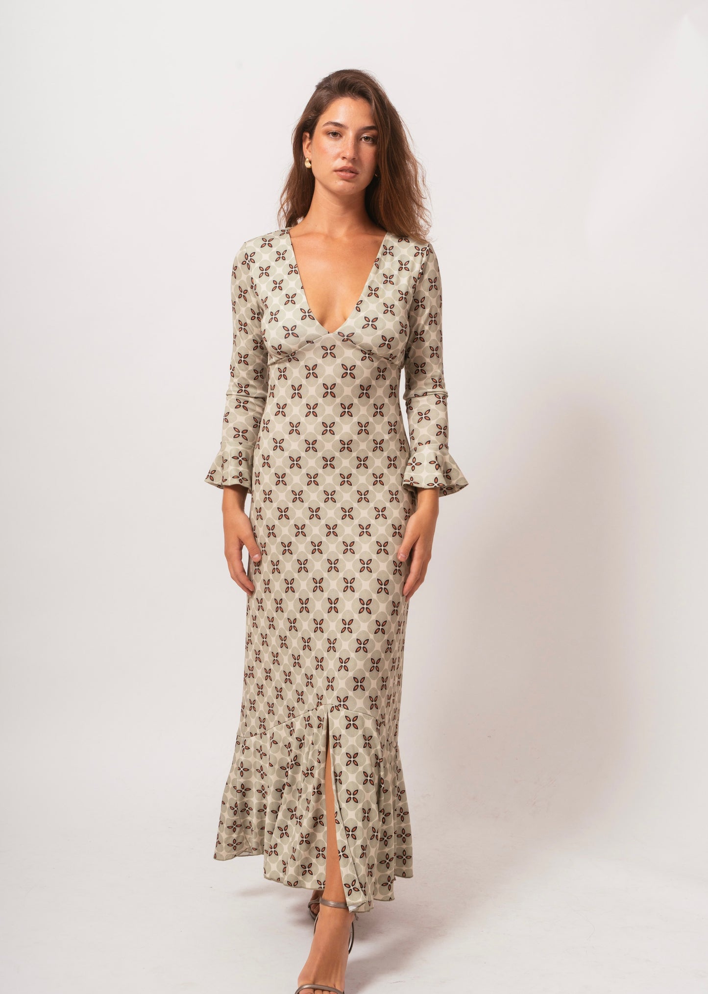 Baymo- Vestido Midi Gerbera - Lend the Label