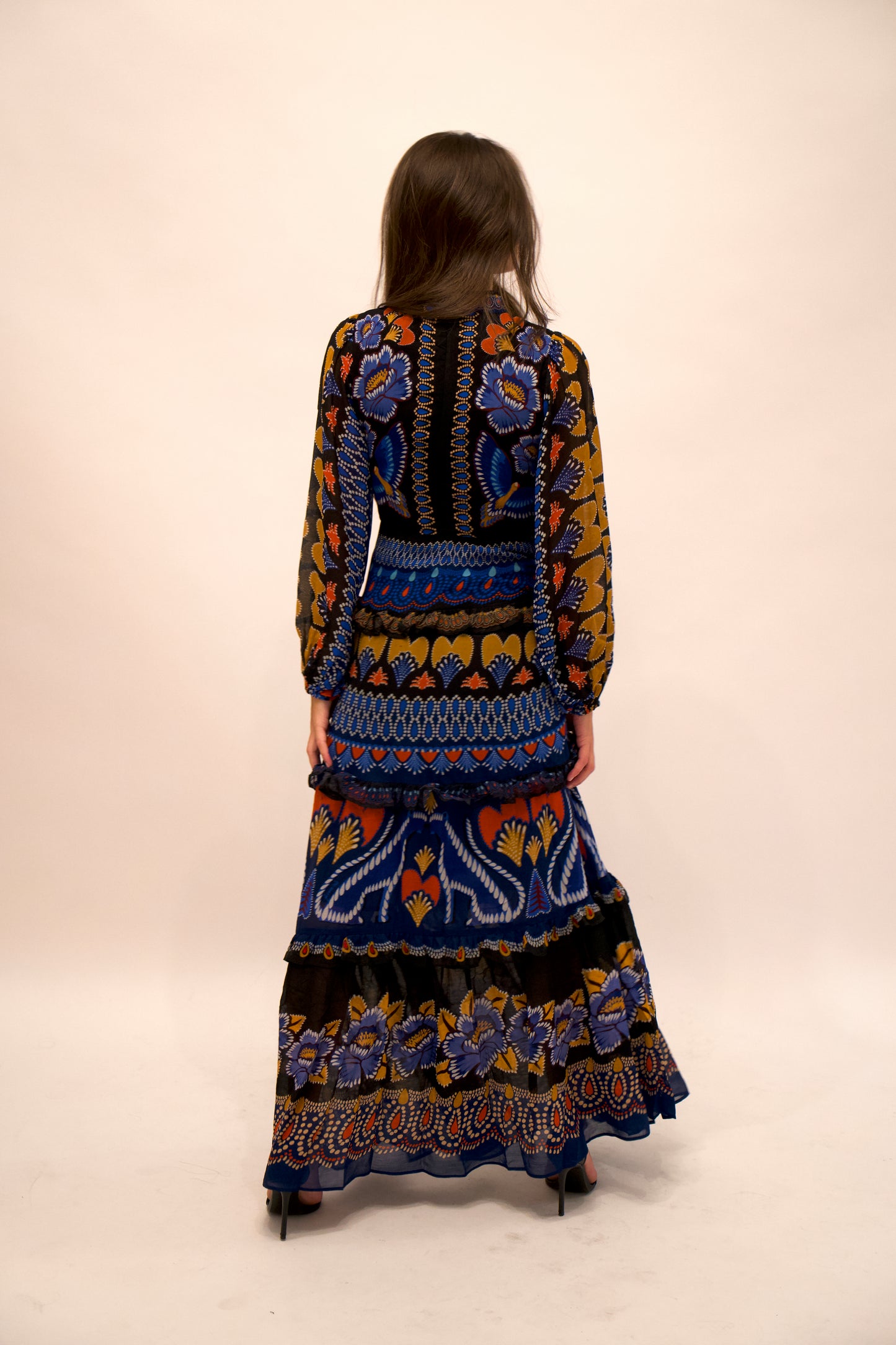 Farm Rio- Vestido Maxi Brasilia pre-loved - Lend the Label