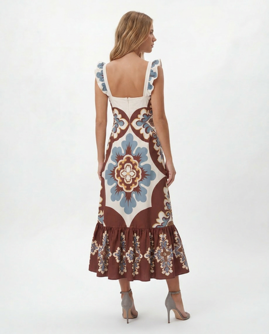 Double J- Vestido Maxi Palazzet