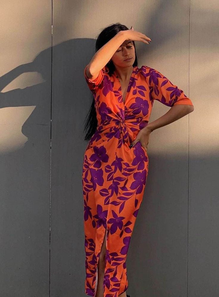 Laagam- Vestido Midi Uluwatu pre-loved