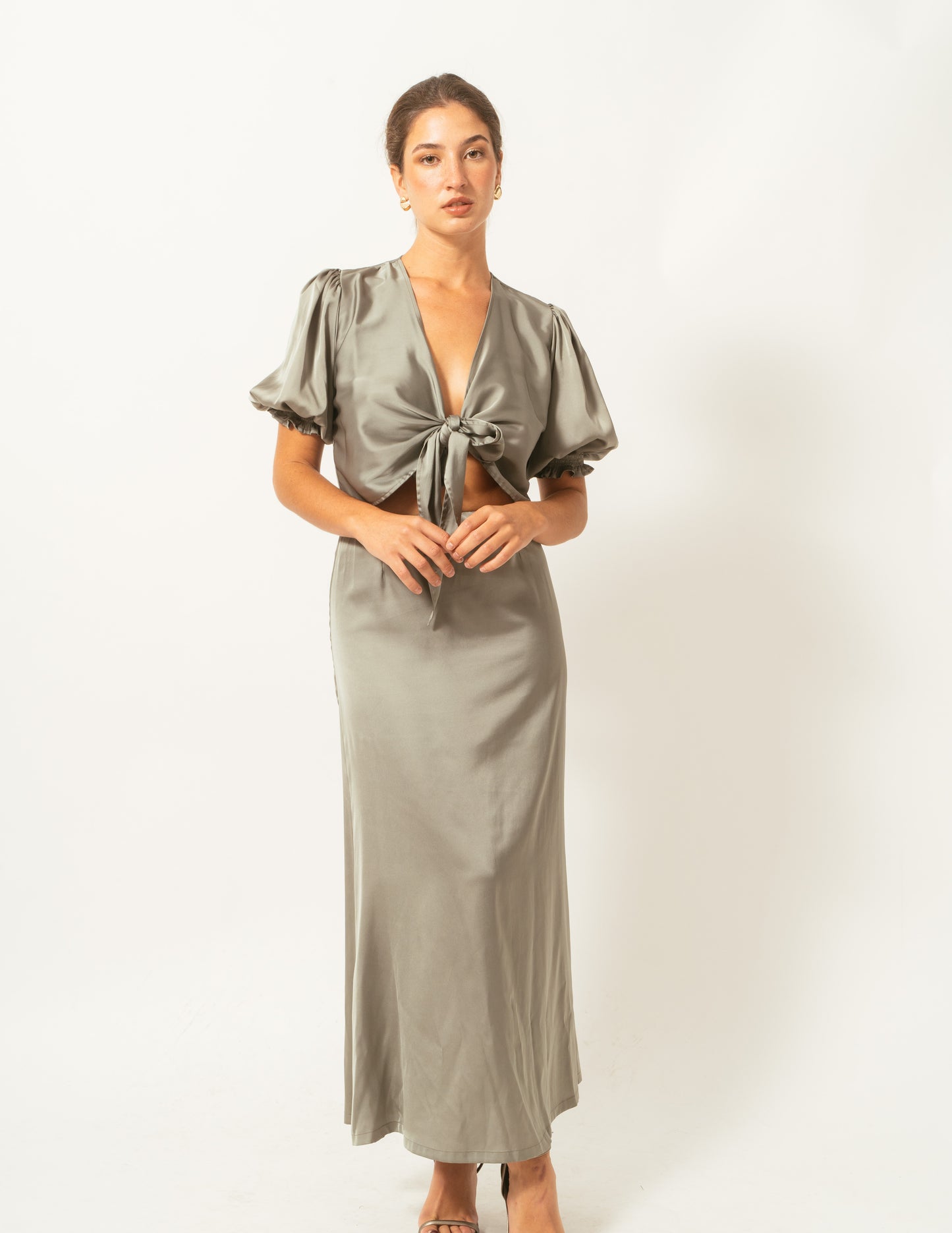 Valentina Gari - Vestido Midi Satia