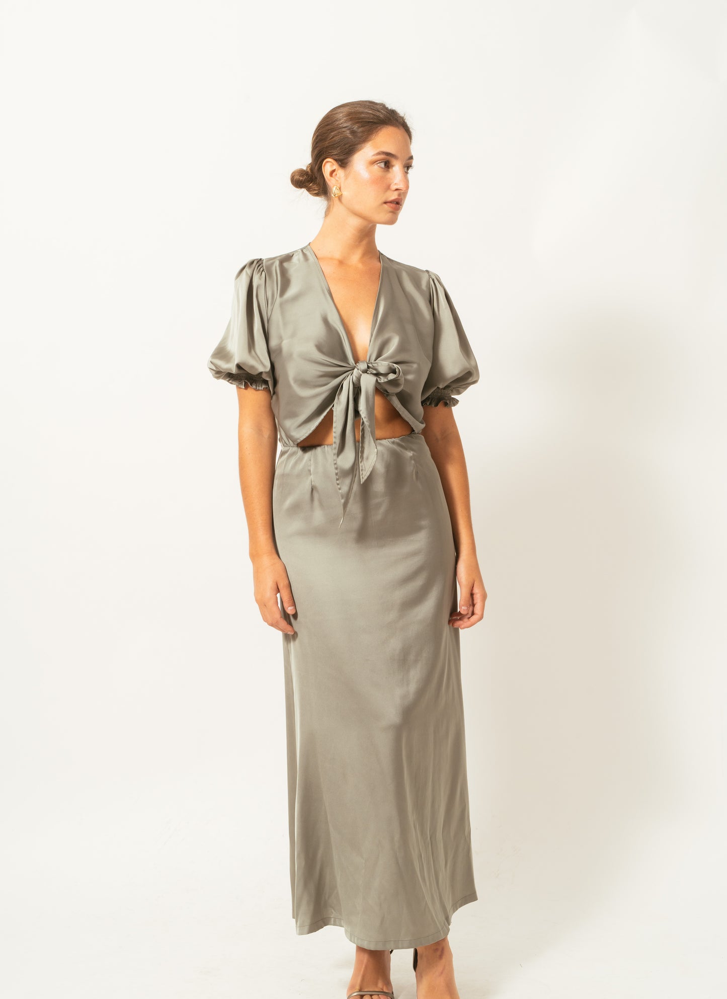 Valentina Gari - Vestido Midi Satia