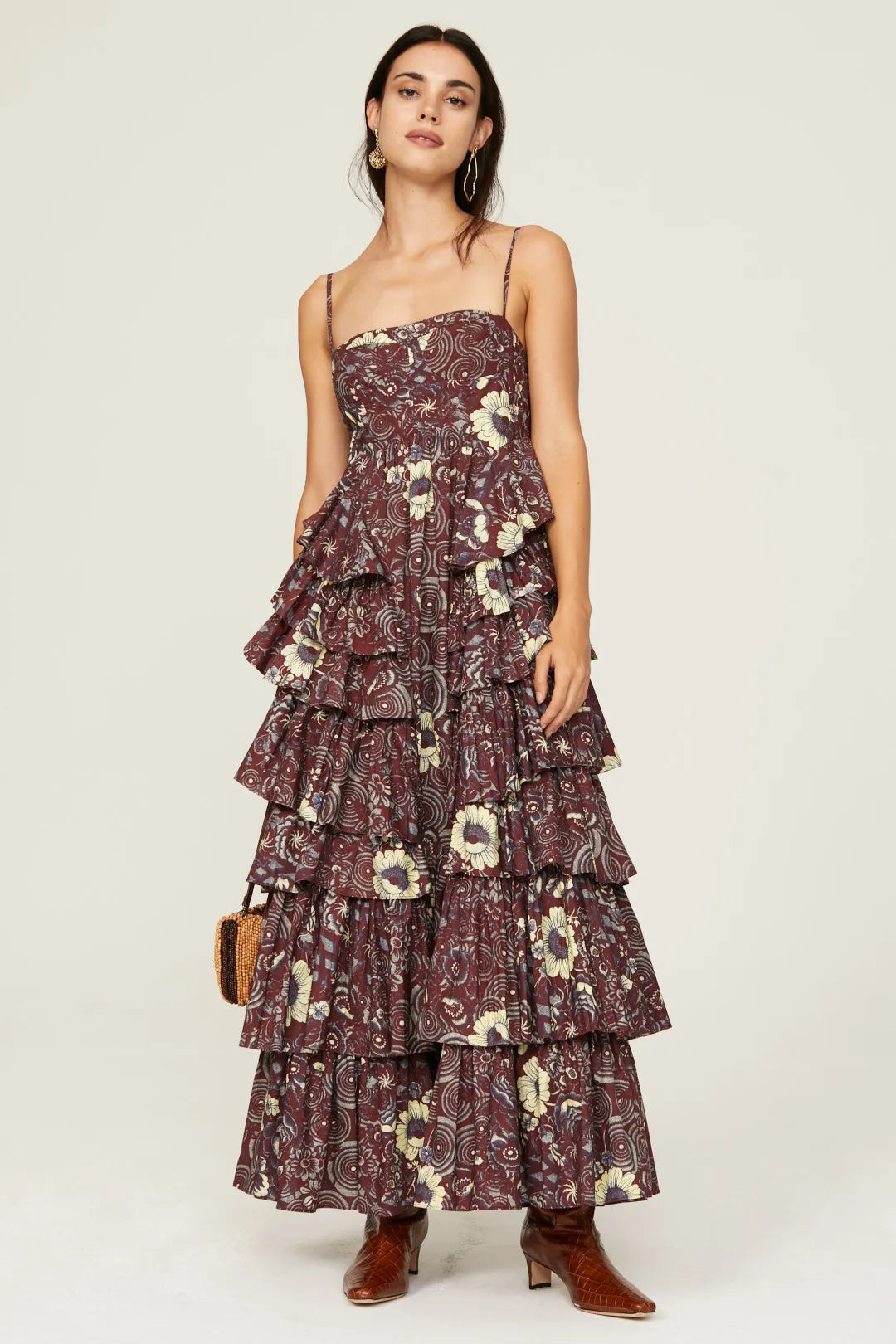 Ulla Johnson-Vestido Midi Hanz