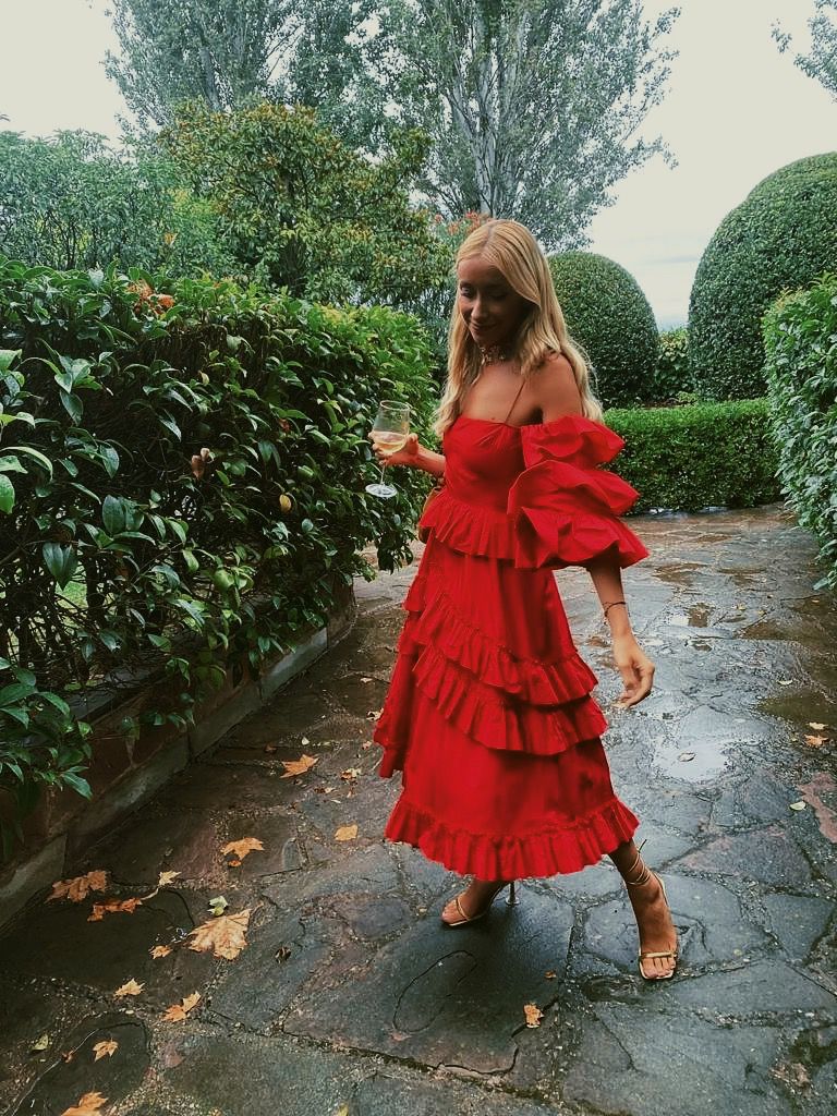 Alexa Chung - Vestido Pre-loved Maxi Biznaga - Lend the Label