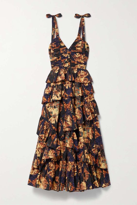 Ulla Johnson-Vestido Midi Negroni