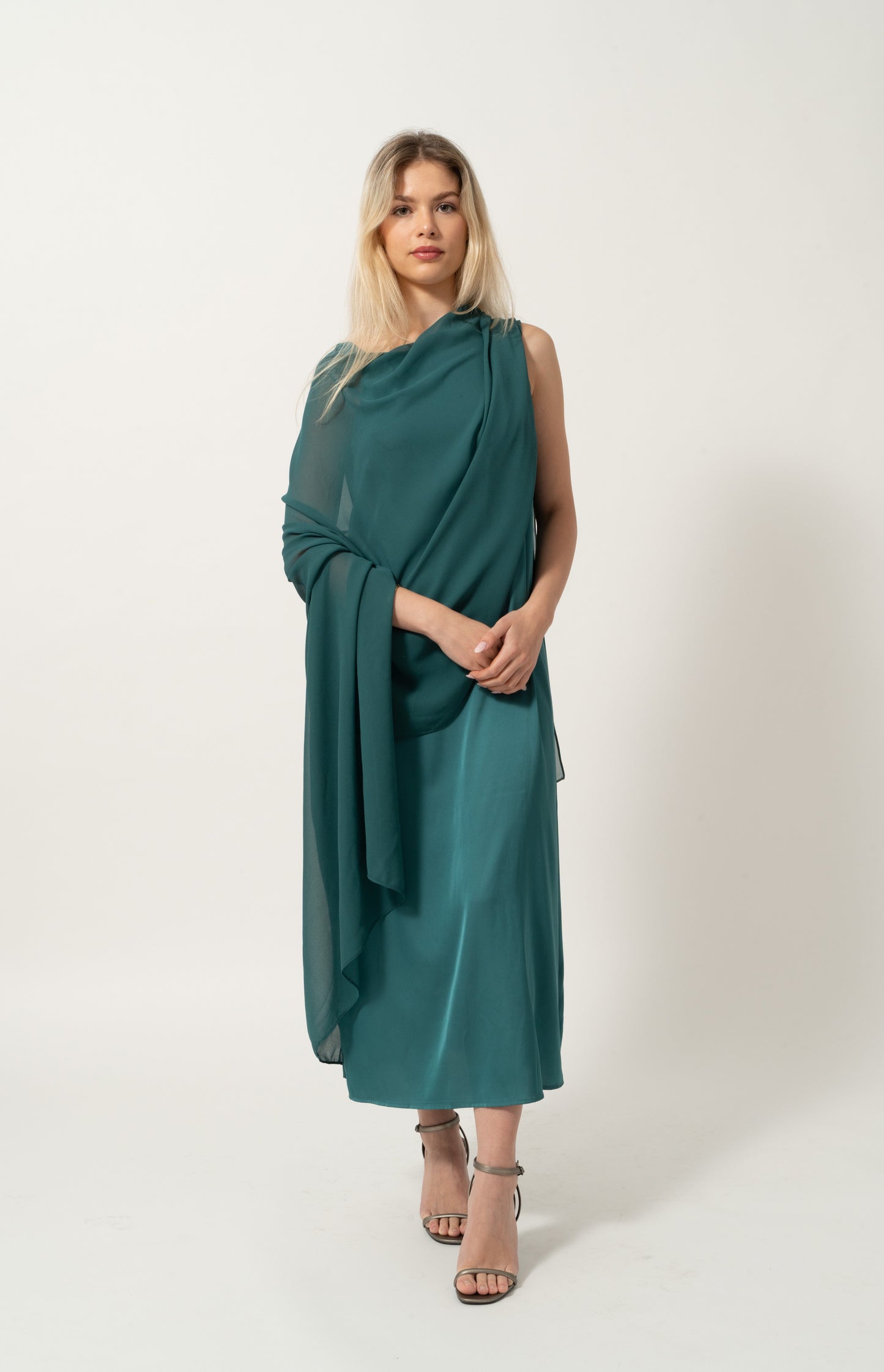 By Handel - Vestido Midi Índigo