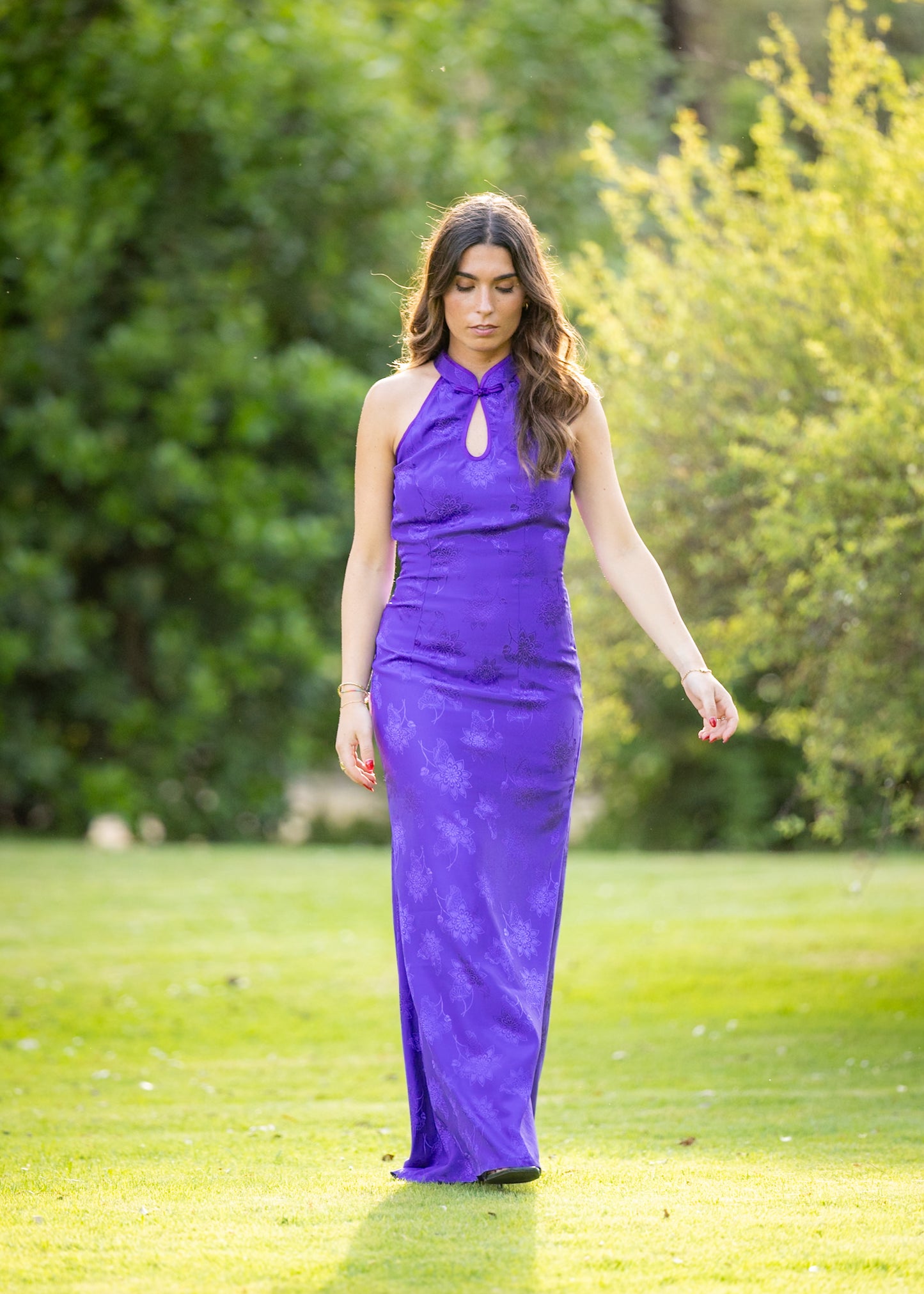 Canala Collection - Vestido Maxi Purple Rain - Lend the Label