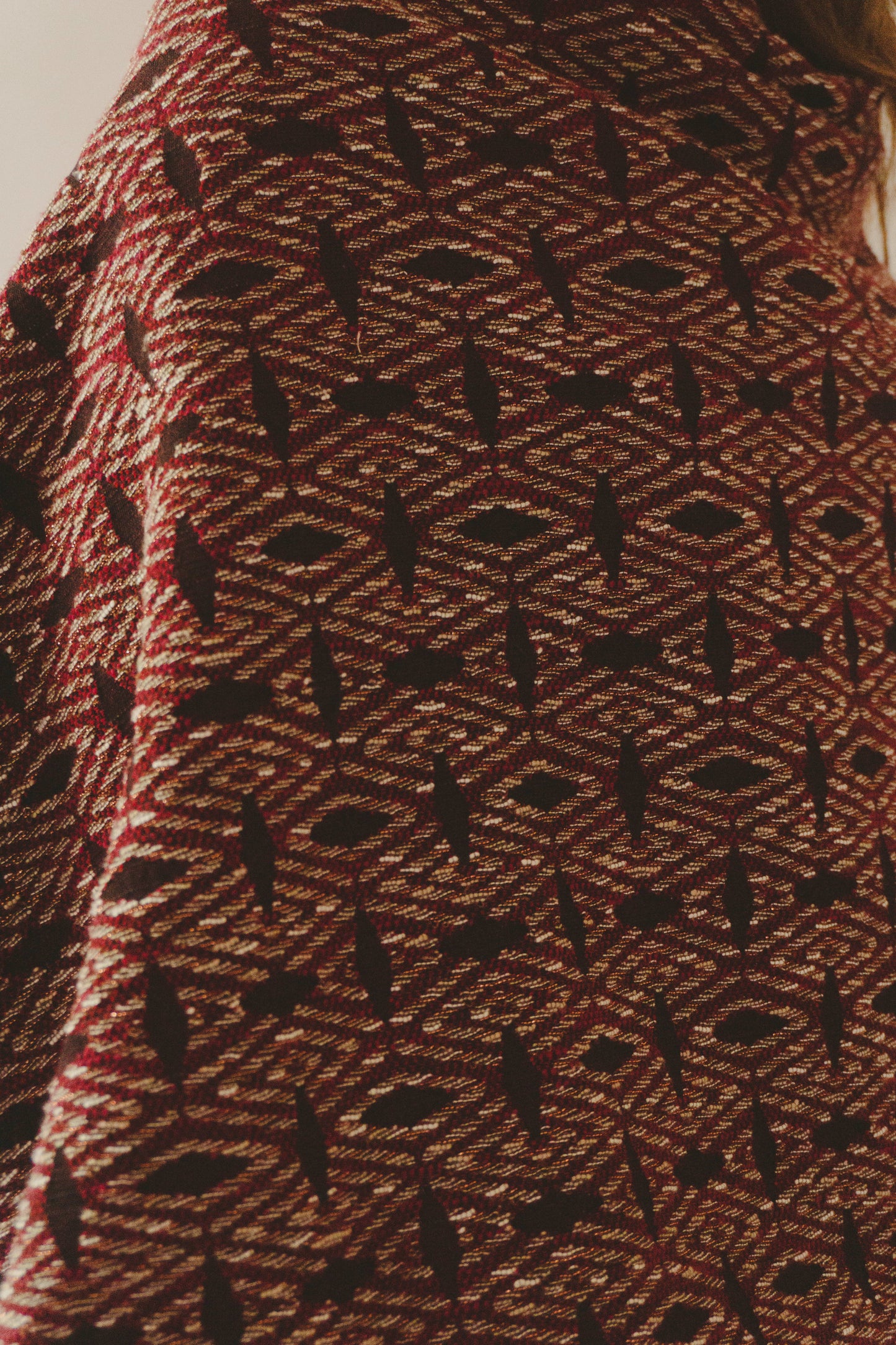 Capa Estampada Granate
