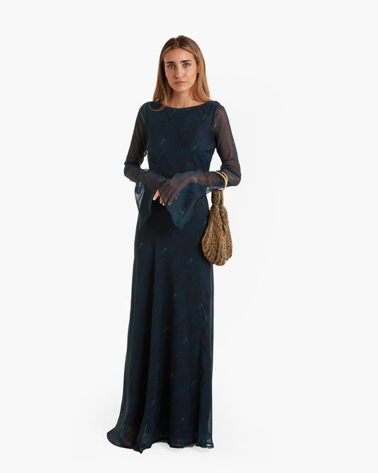 Vanghoa-vestido maxi bottle