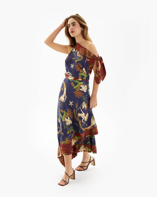 Loewe - Vestido Midi Mermaid