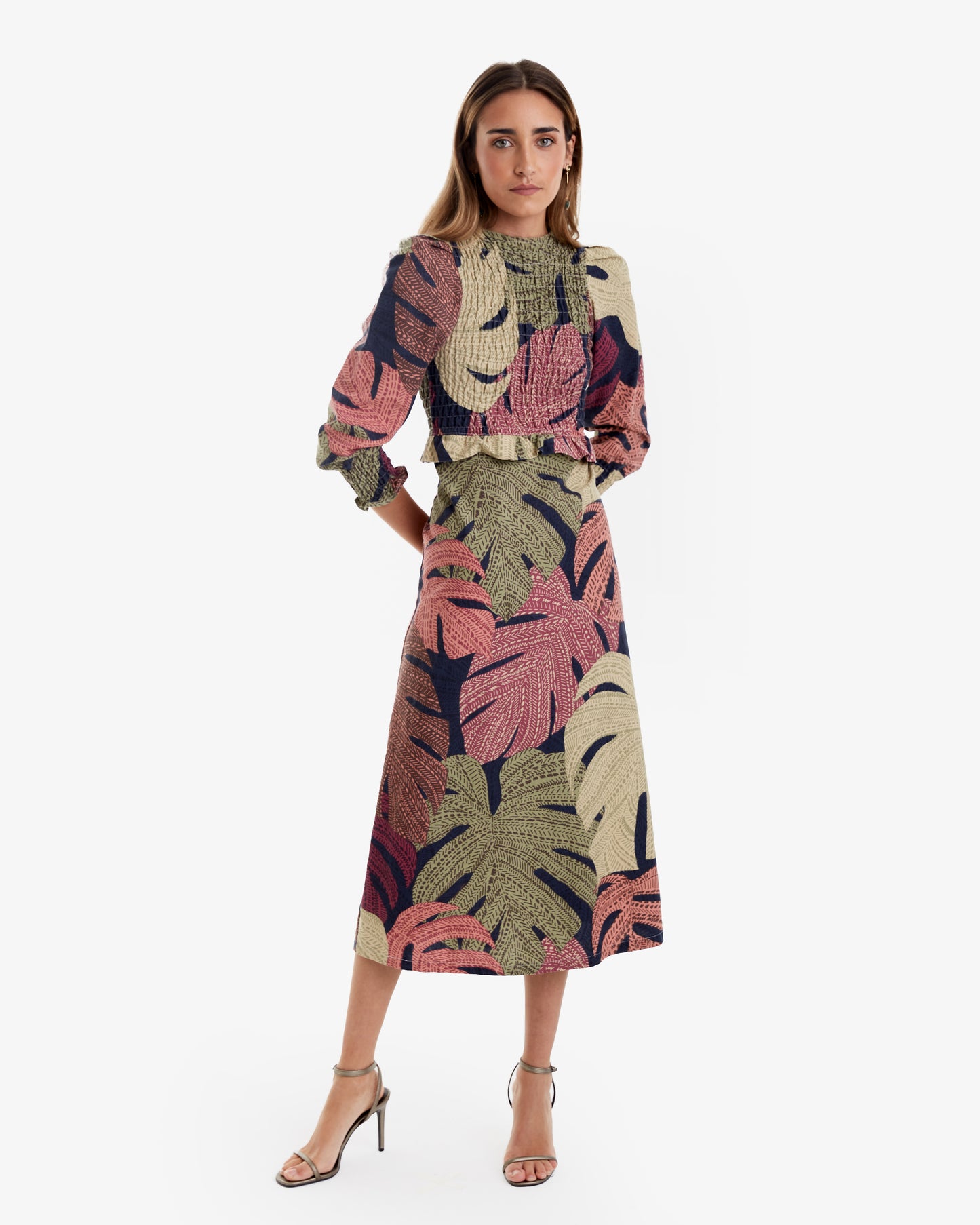 Non Signé - Vestido Midi Rabat