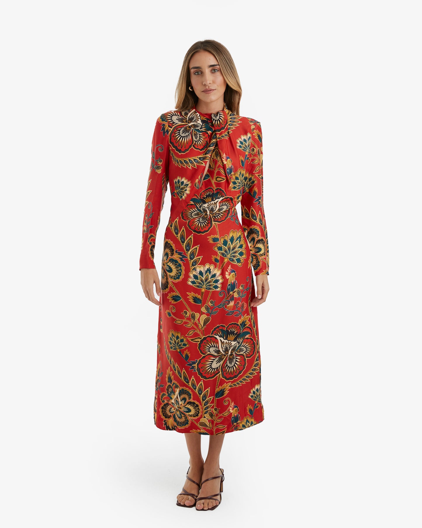 Farm Rio- Vestido Midi Fern