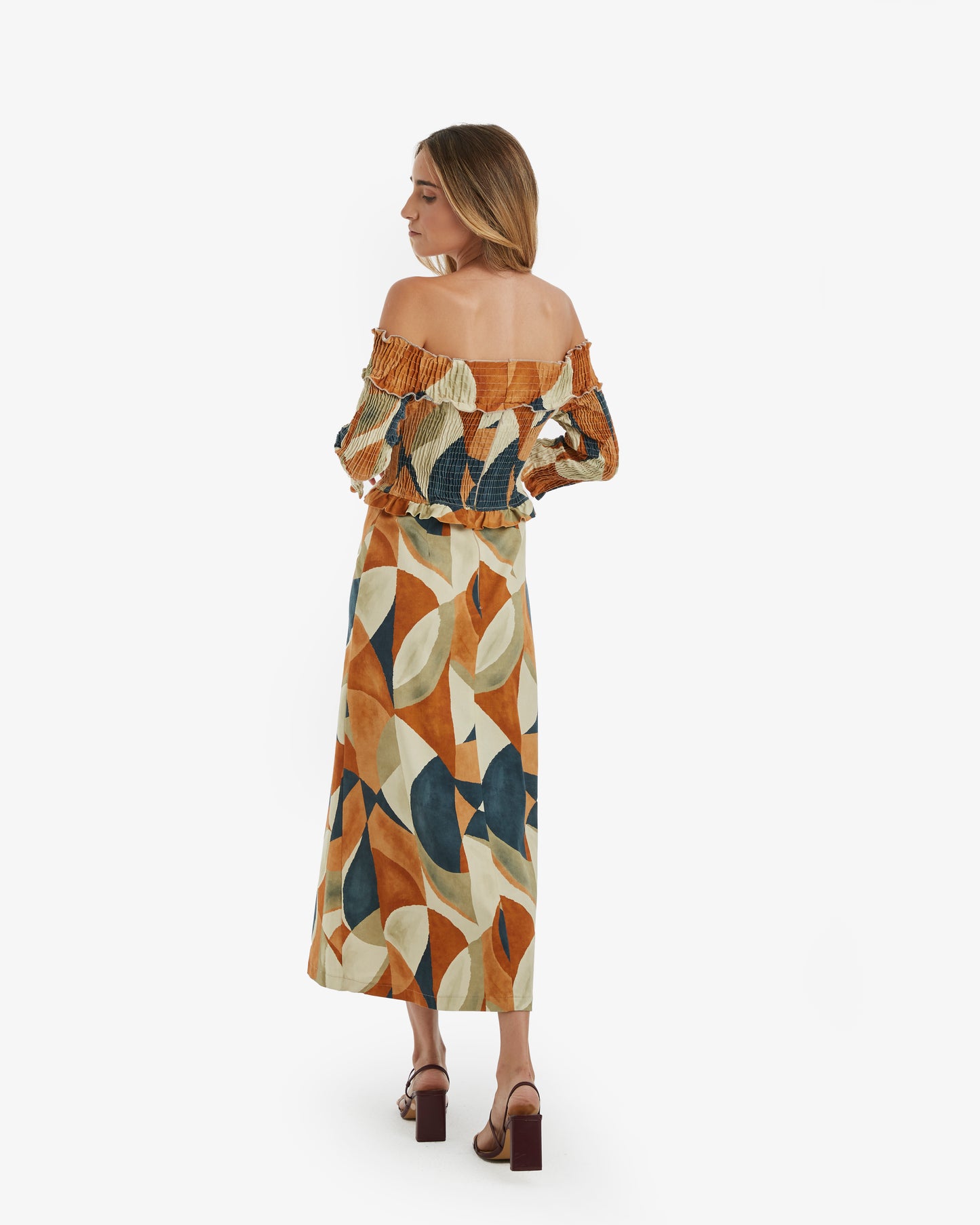 Pietra- Vestido Midi Terra